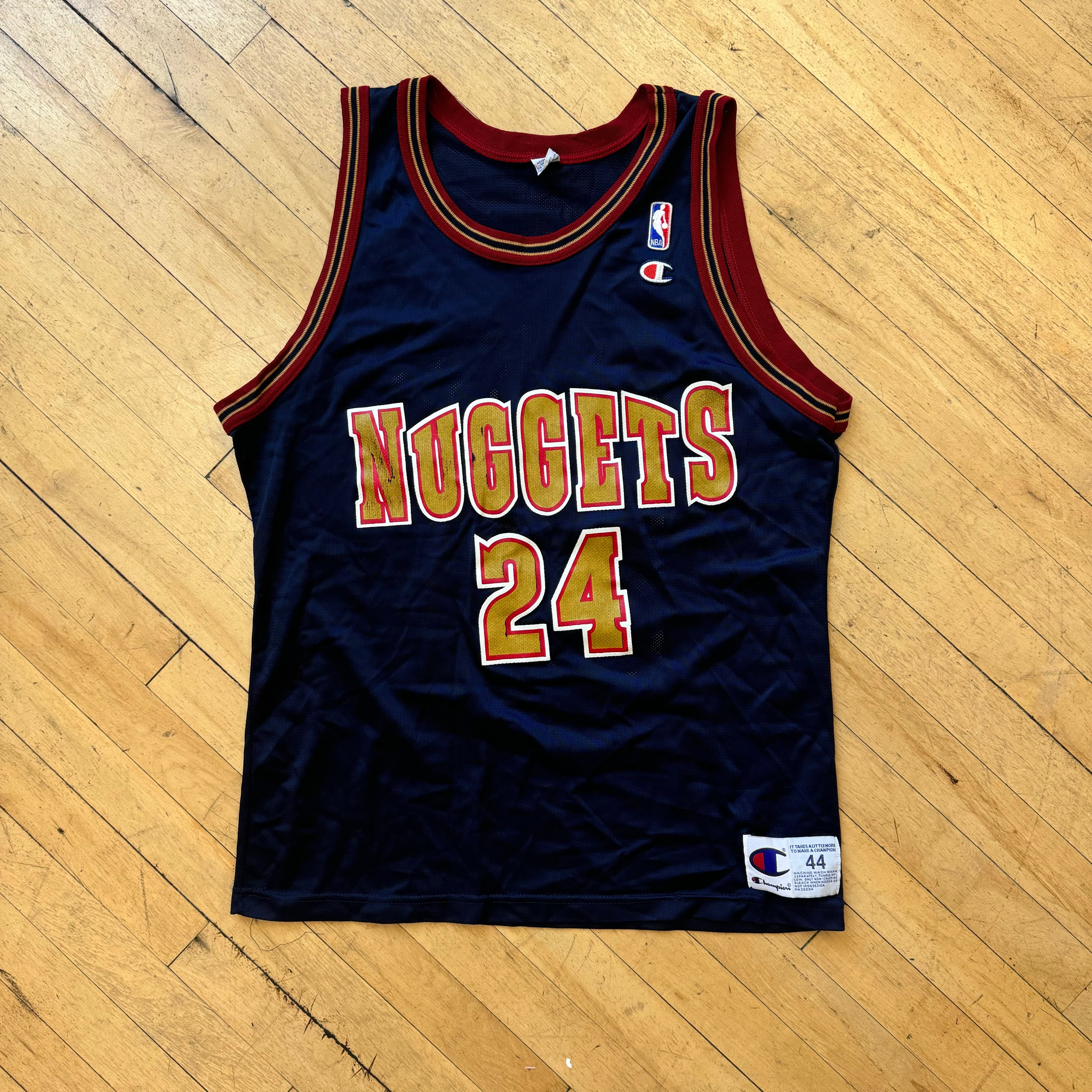 Vintage Champion Nuggets “McDyess” Jersey Sz 44