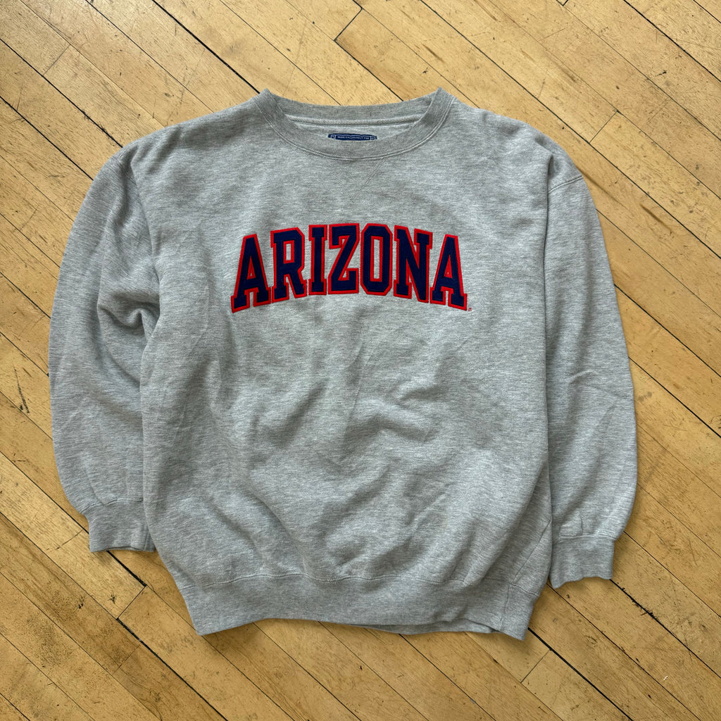 Vintage Champs Arizona SpellOut CrewNeck Sz L