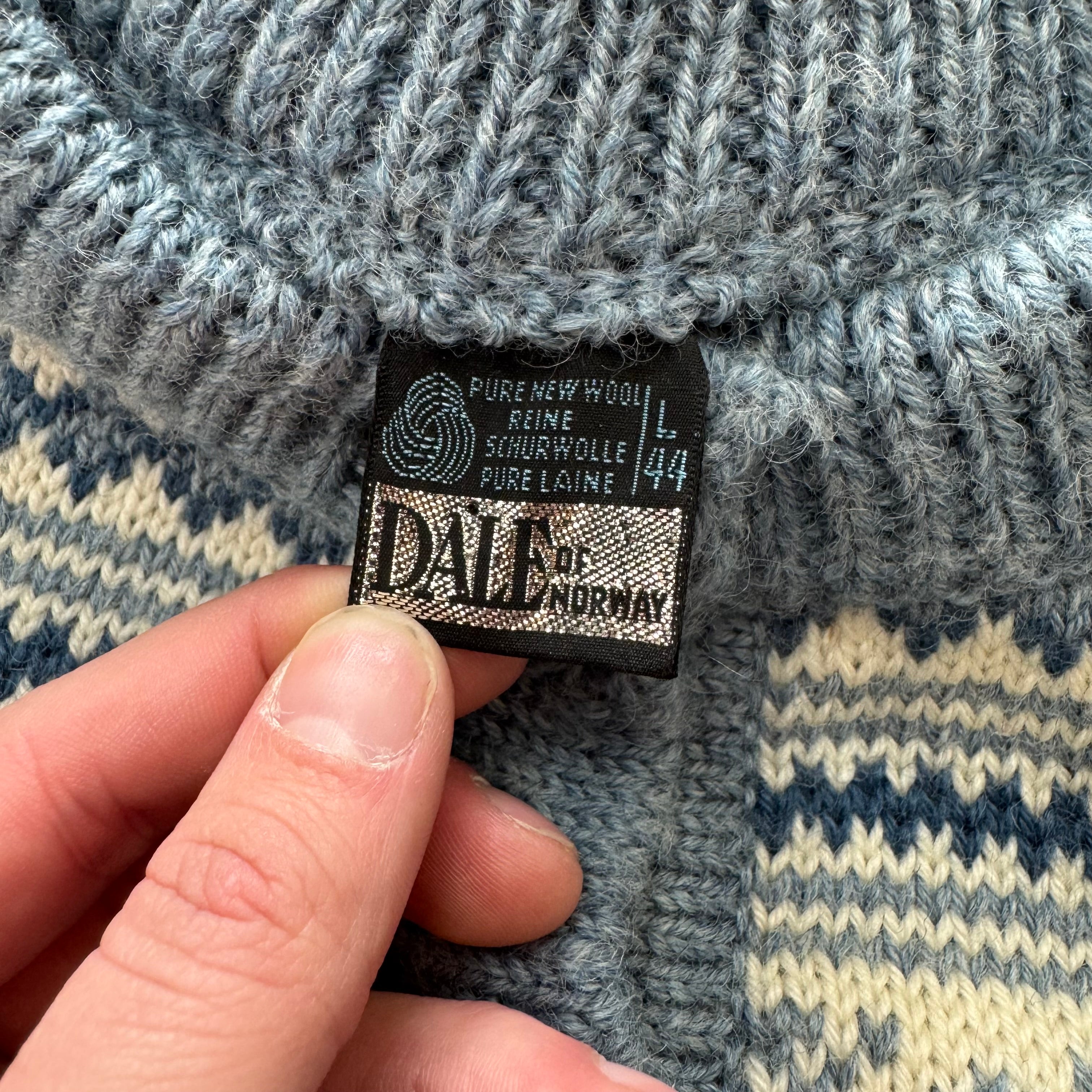 Vintage Dale of Norway Wool Cardigan Sweater Sz M