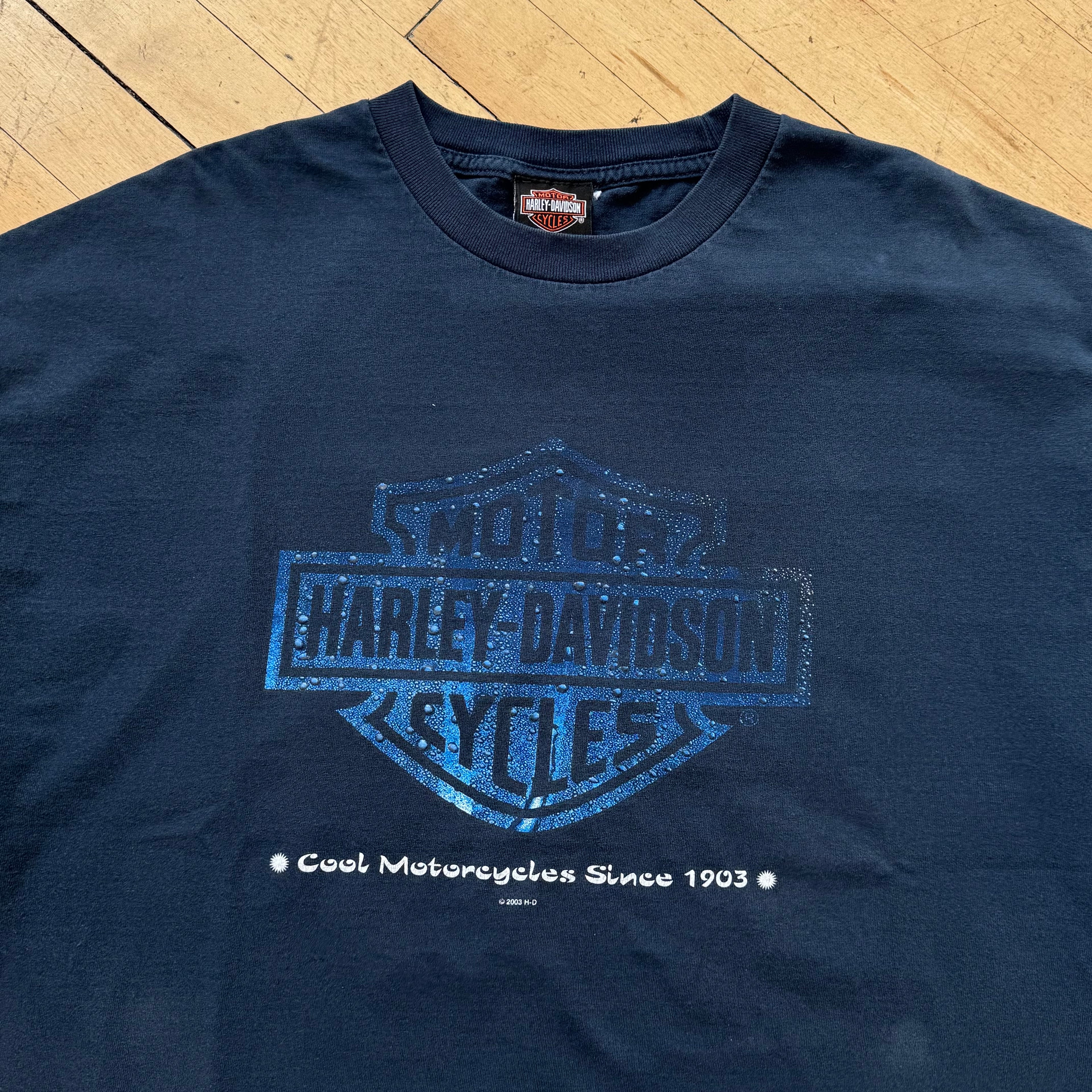 Vintage Harley Davidson RainDrop T-shirt Sz XXL