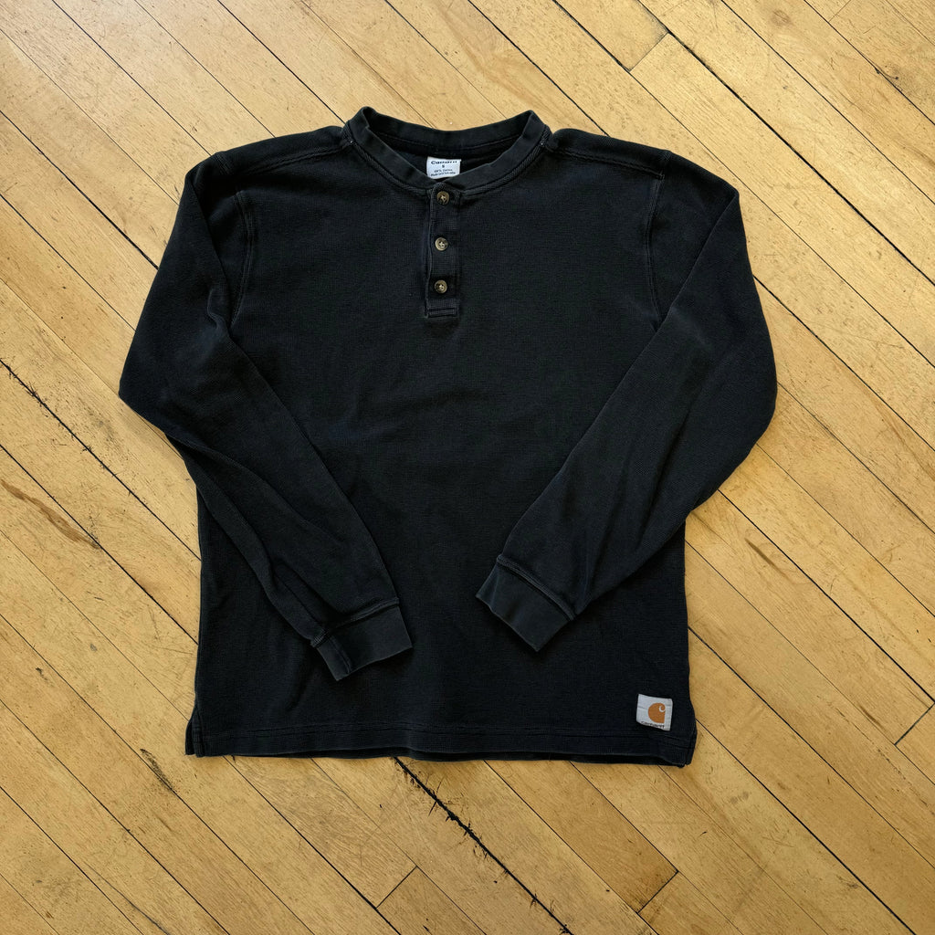 Y2K Carhartt Waffle Long Sleeve T-shirt Sz S