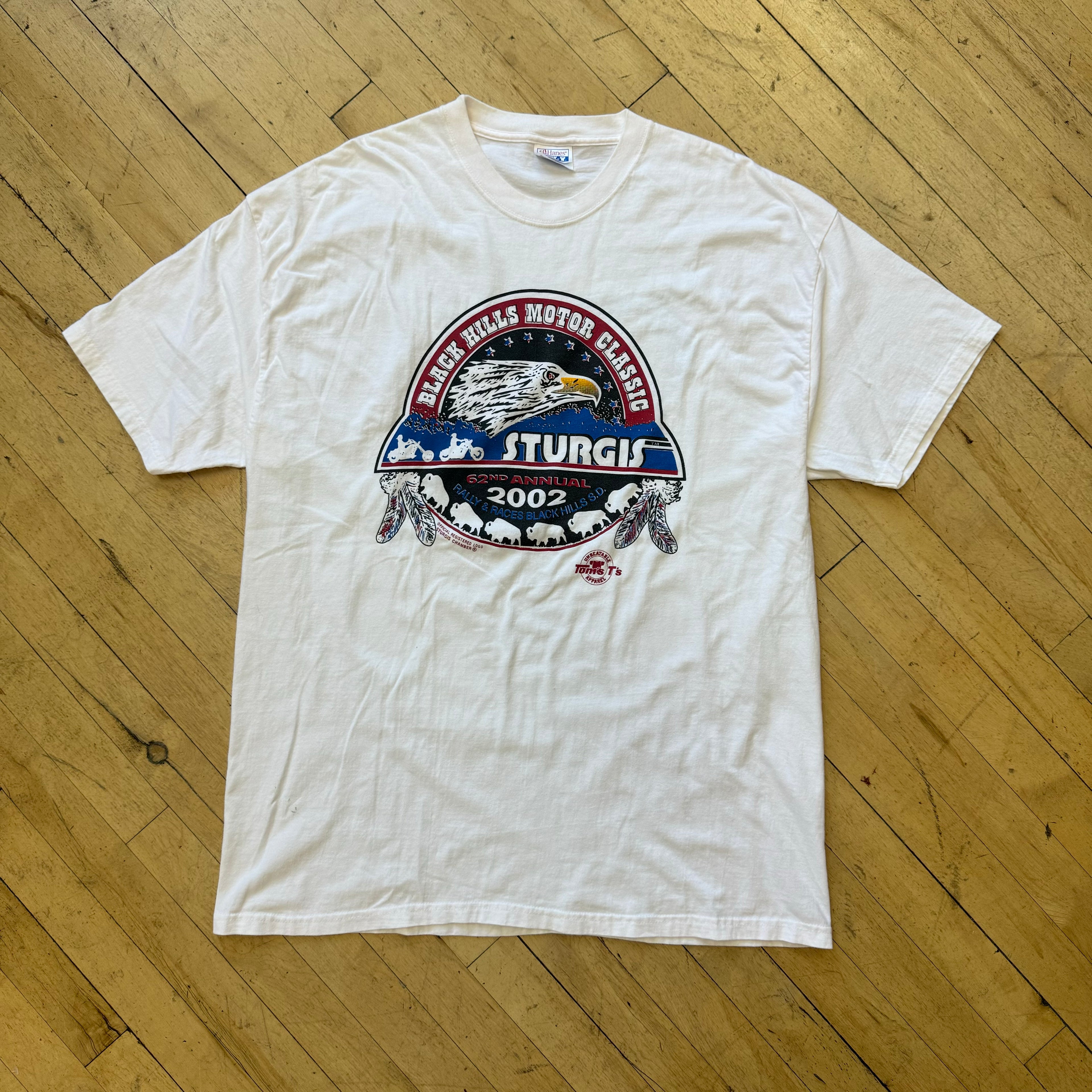 Y2K Black Hills Sturgis Rally T-shirt Sz XL