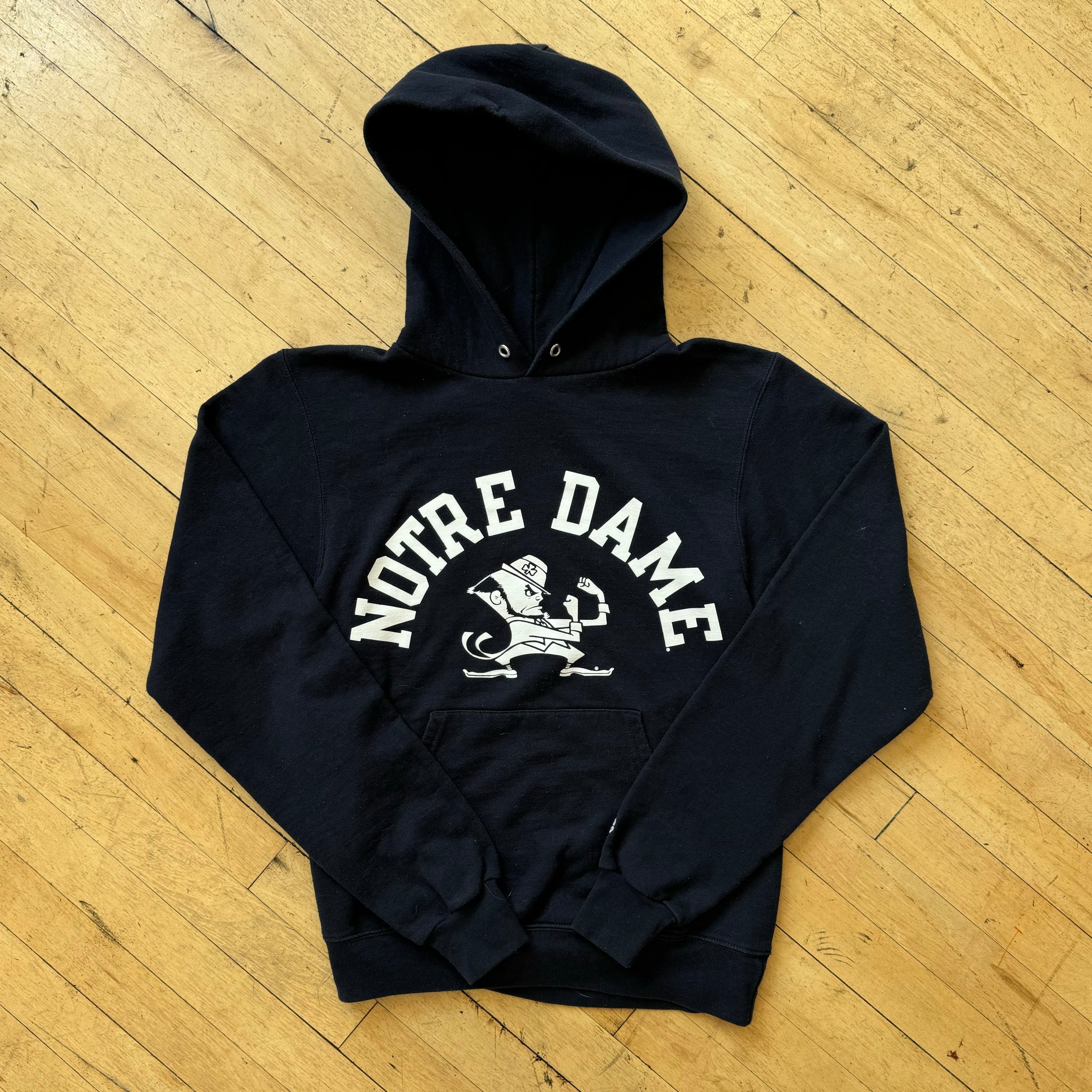Y2K Champion Notre Dame Hoodie Sz XS