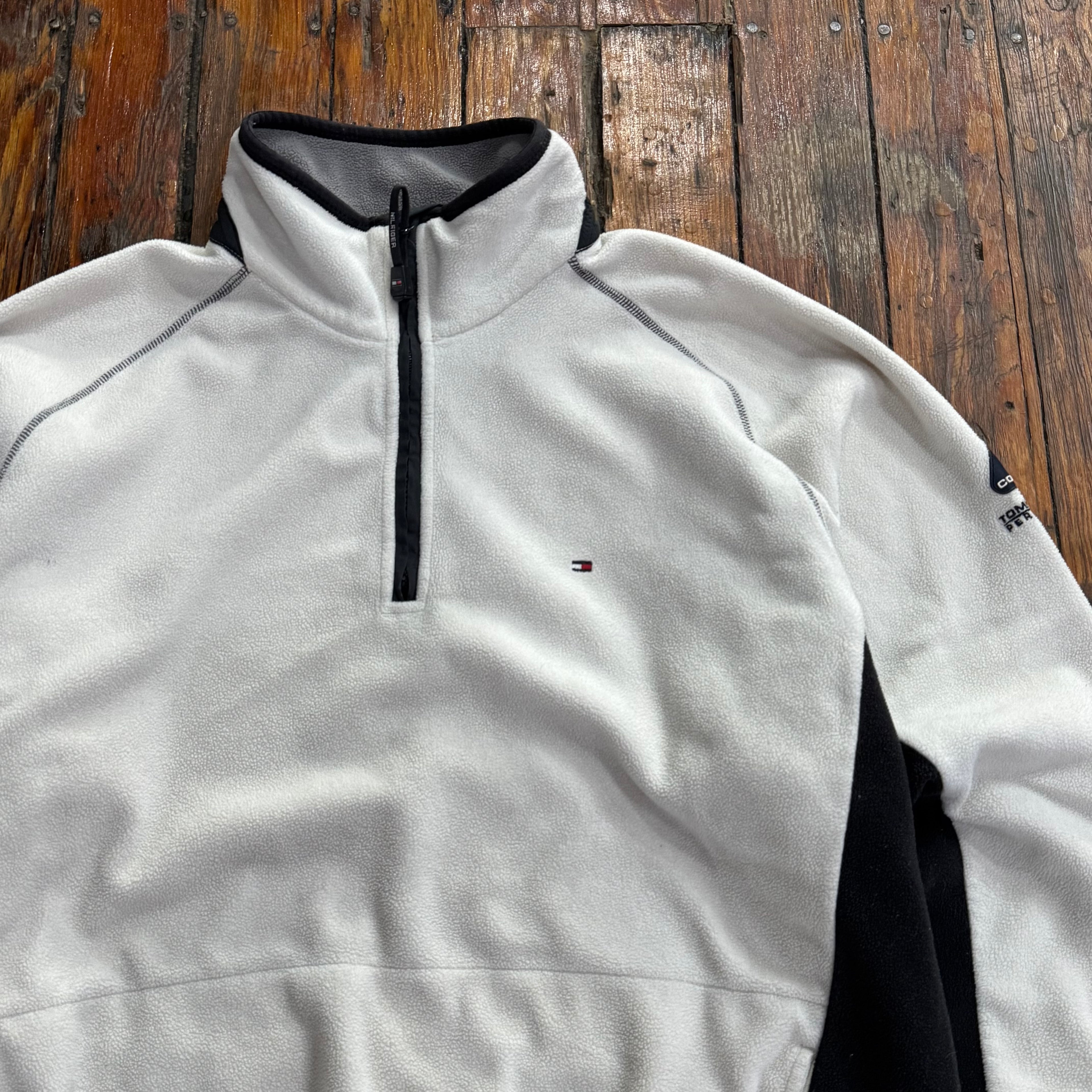Vintage Tommy Hilfiger Fleece Zip-Up Sz XL