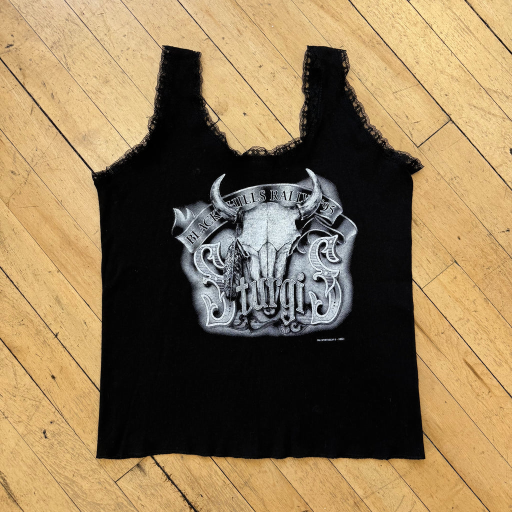 Vintage 3D Emblem Sturgis Tank Top T-shirt Sz L