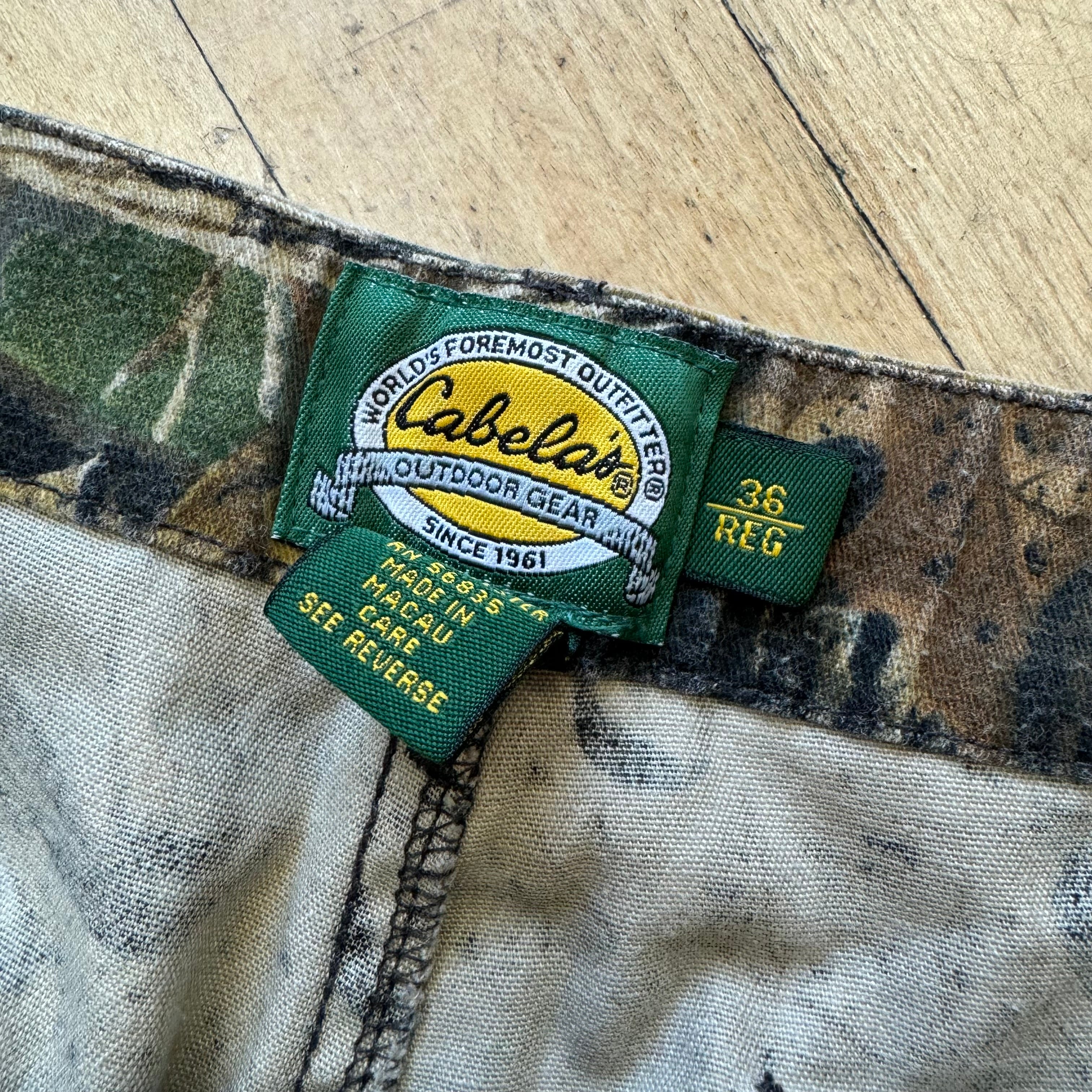 Vintage Camo Cabelas Cargo Pants Sz 36