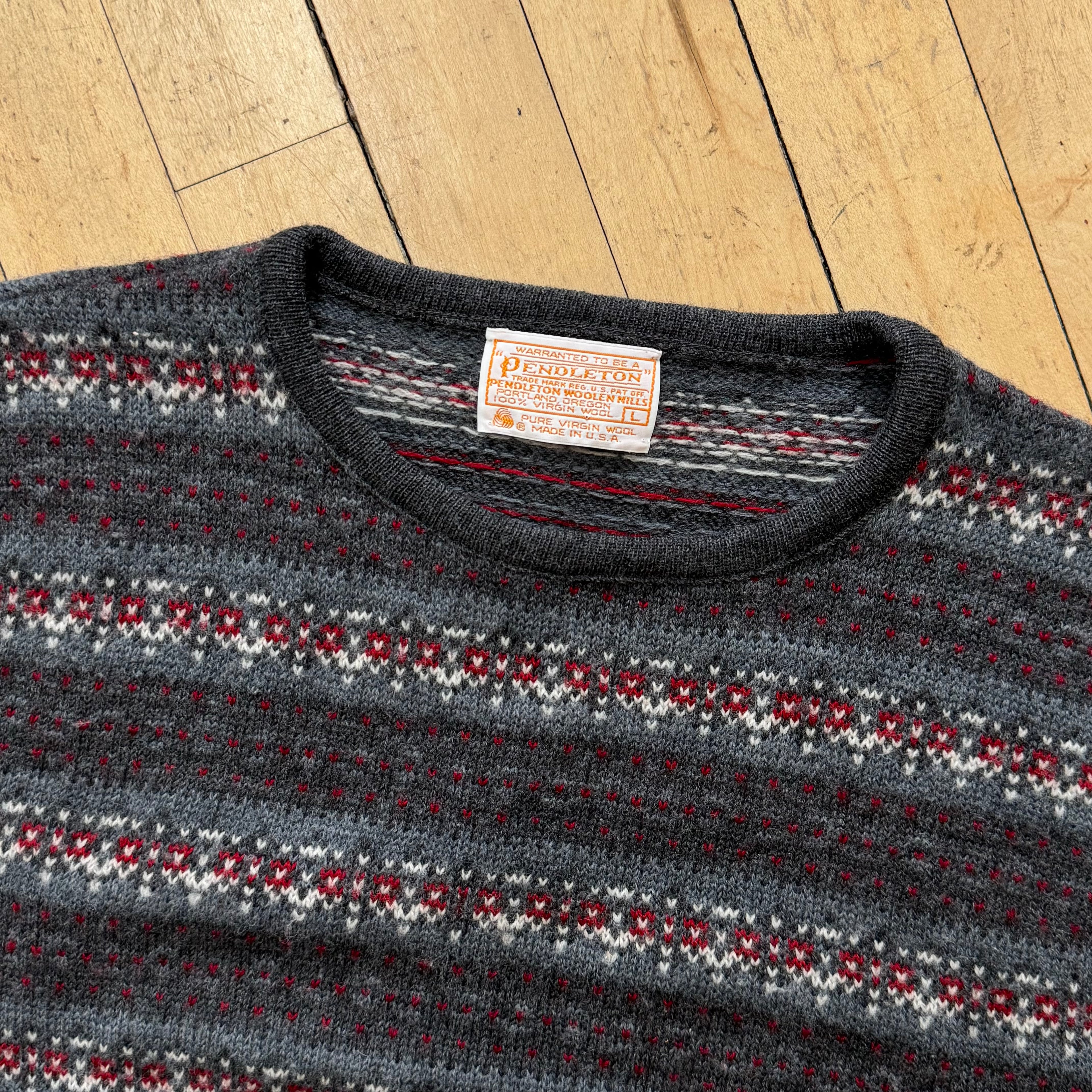 Vintage Pendleton Wool Sweater Vest Sz M