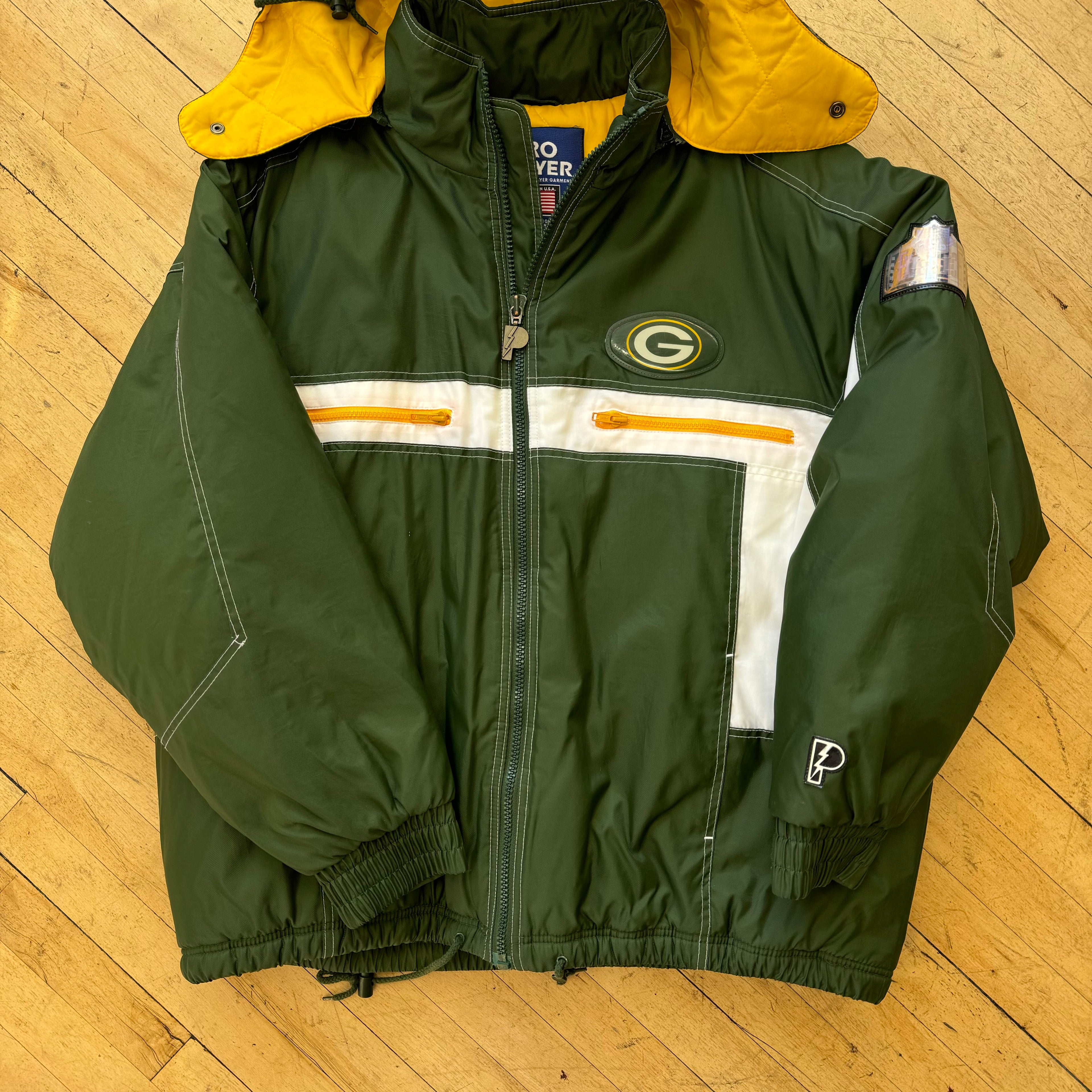 Vintage Green Bay Packers ProPlayer NFL Jacket Sz XL