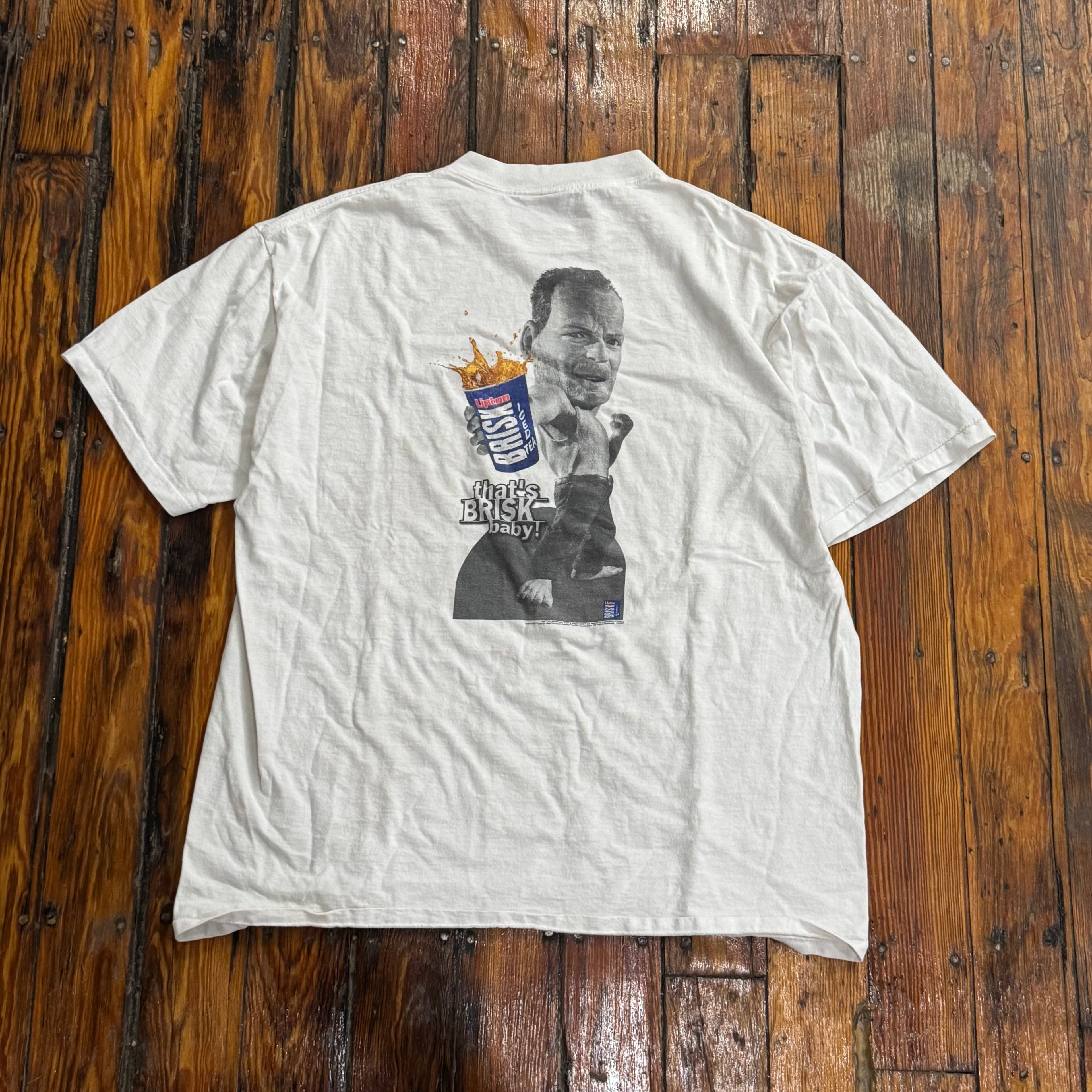 Vintage Lipton Brisk Ice Tea Promo T-shirt Sz L