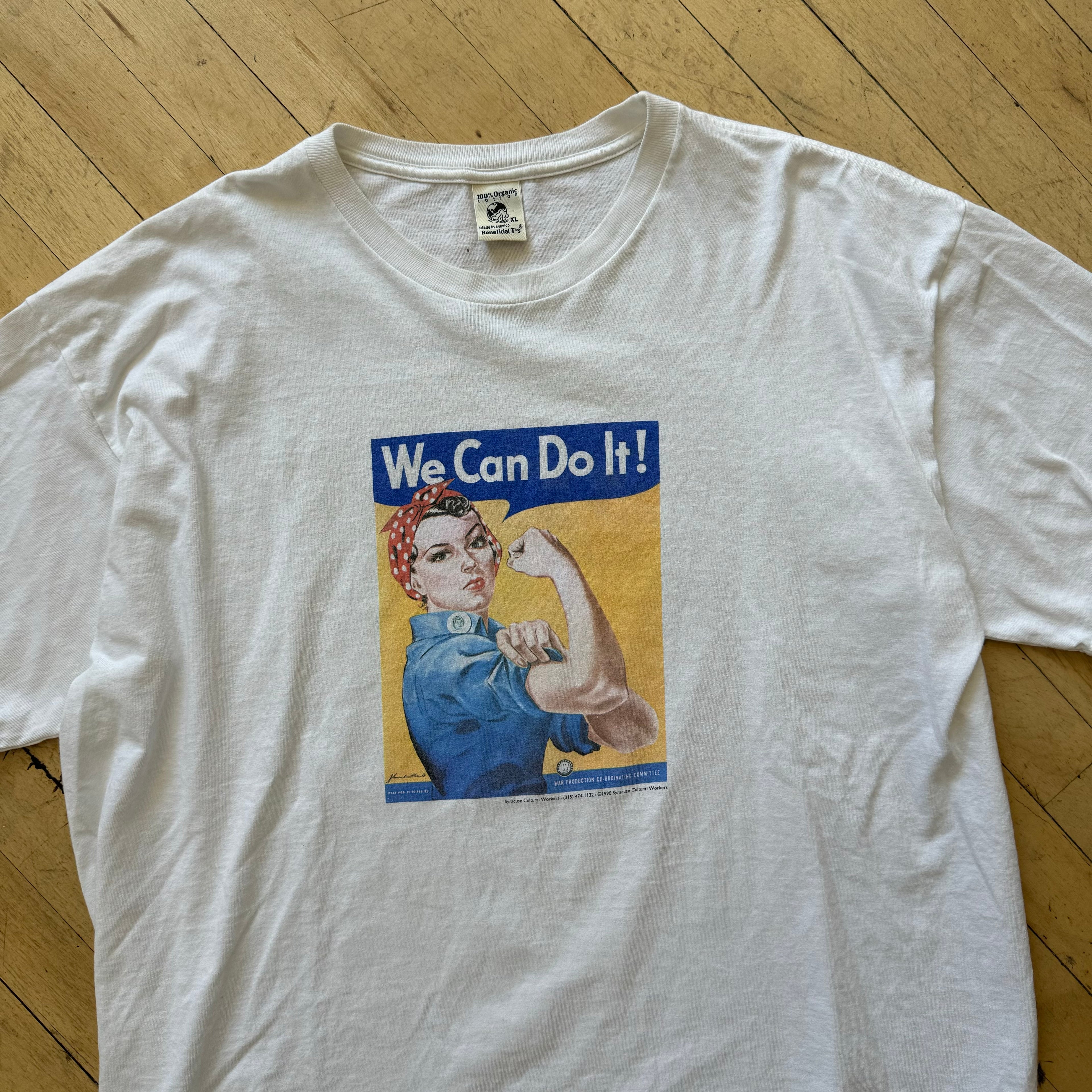 Vintage Women We Can Do It T-shirt Sz XL