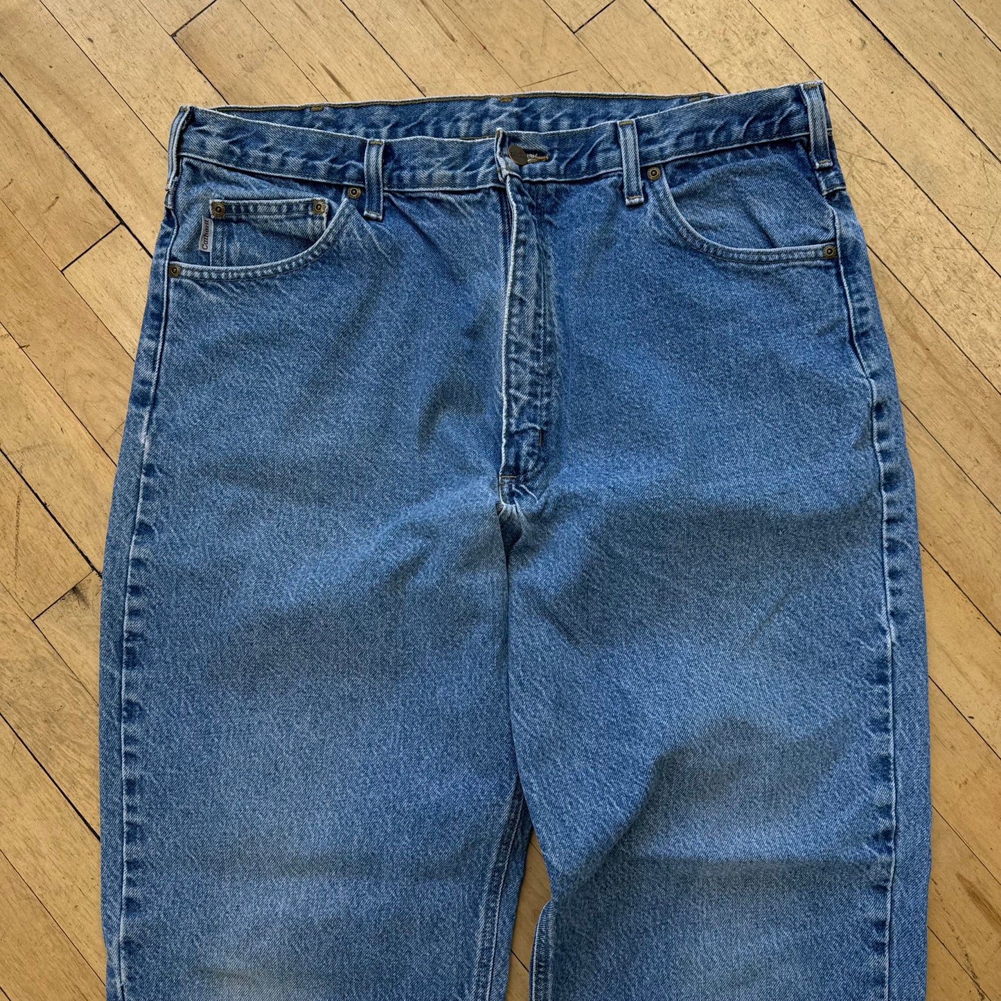 Vintage Carhartt Denim Jeans Sz 40x32