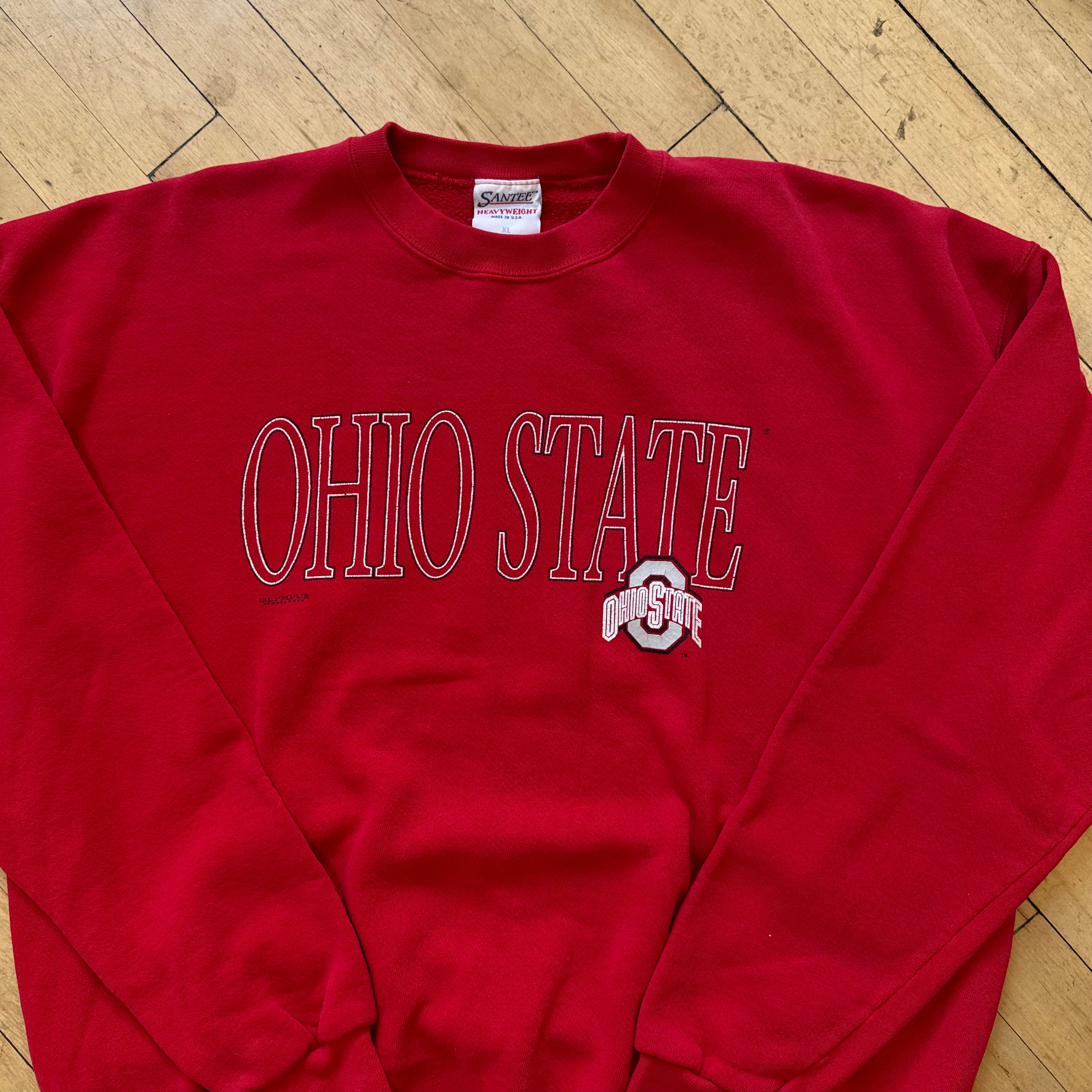 Vintage Ohio State SpellOut CrewNeck Sz XL