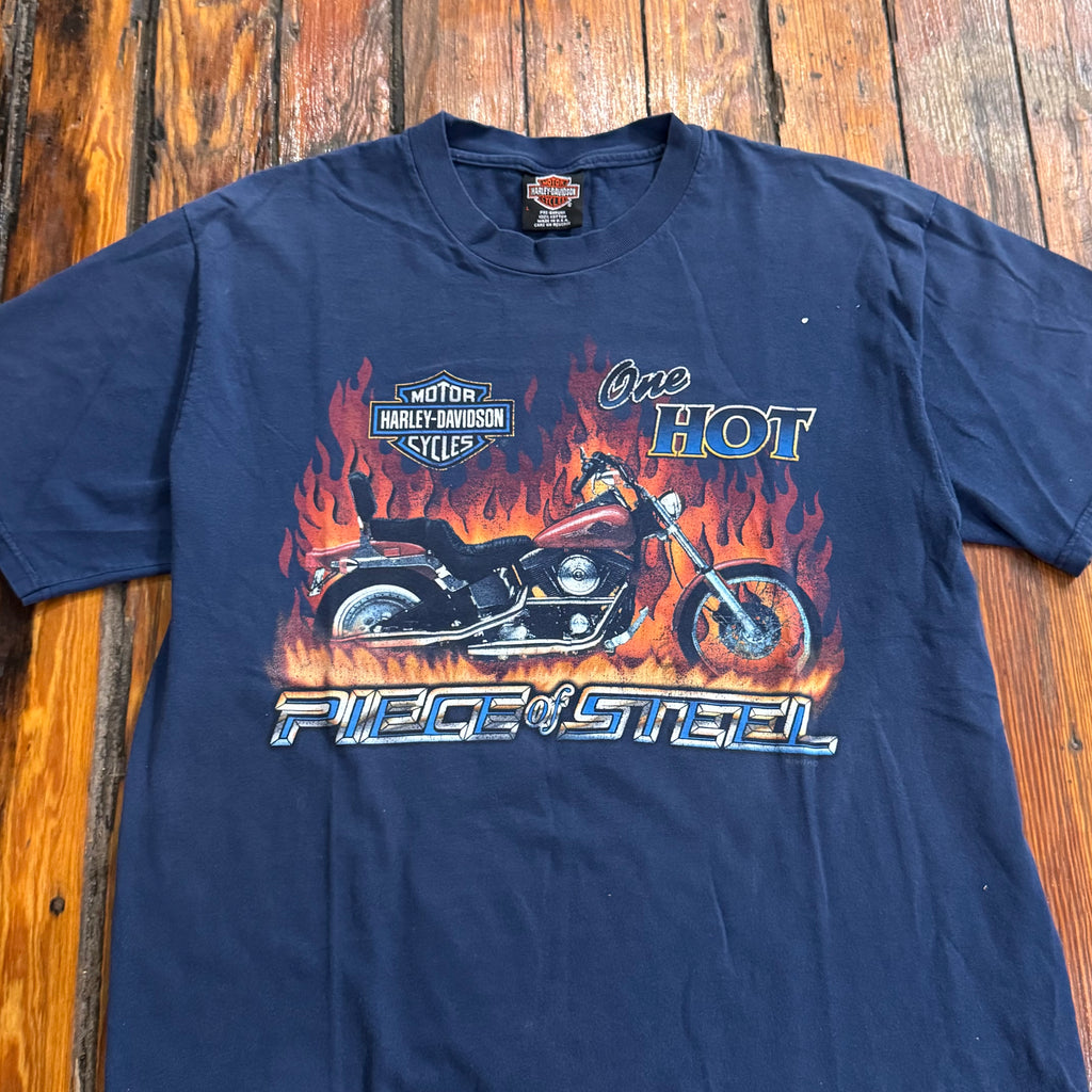 Vintage Harley Davidson Piece of Steel Sioux Falls T-shirt Sz L