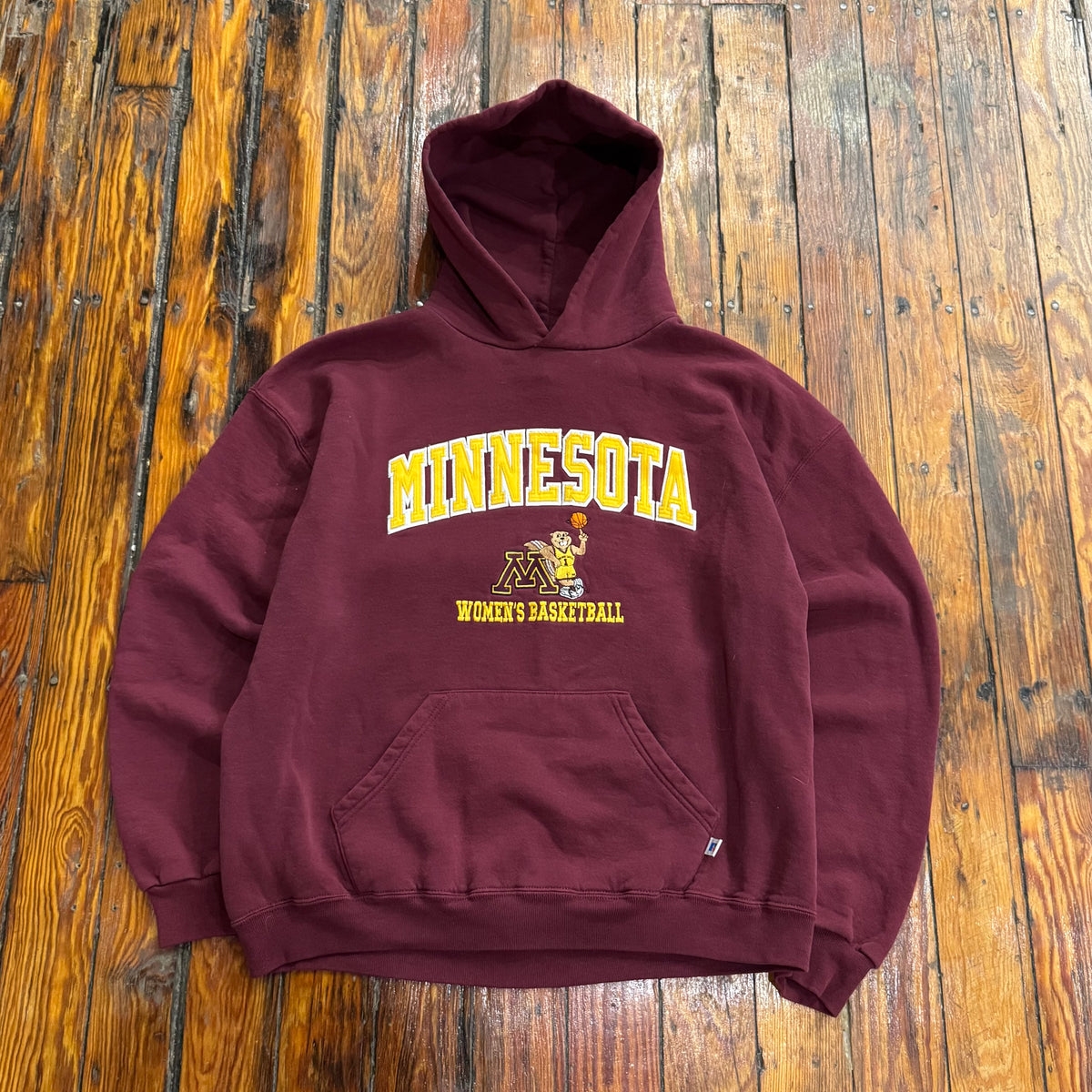 Vintage Minnesota Gophers Women’s Basketball Hoodie Sz XL