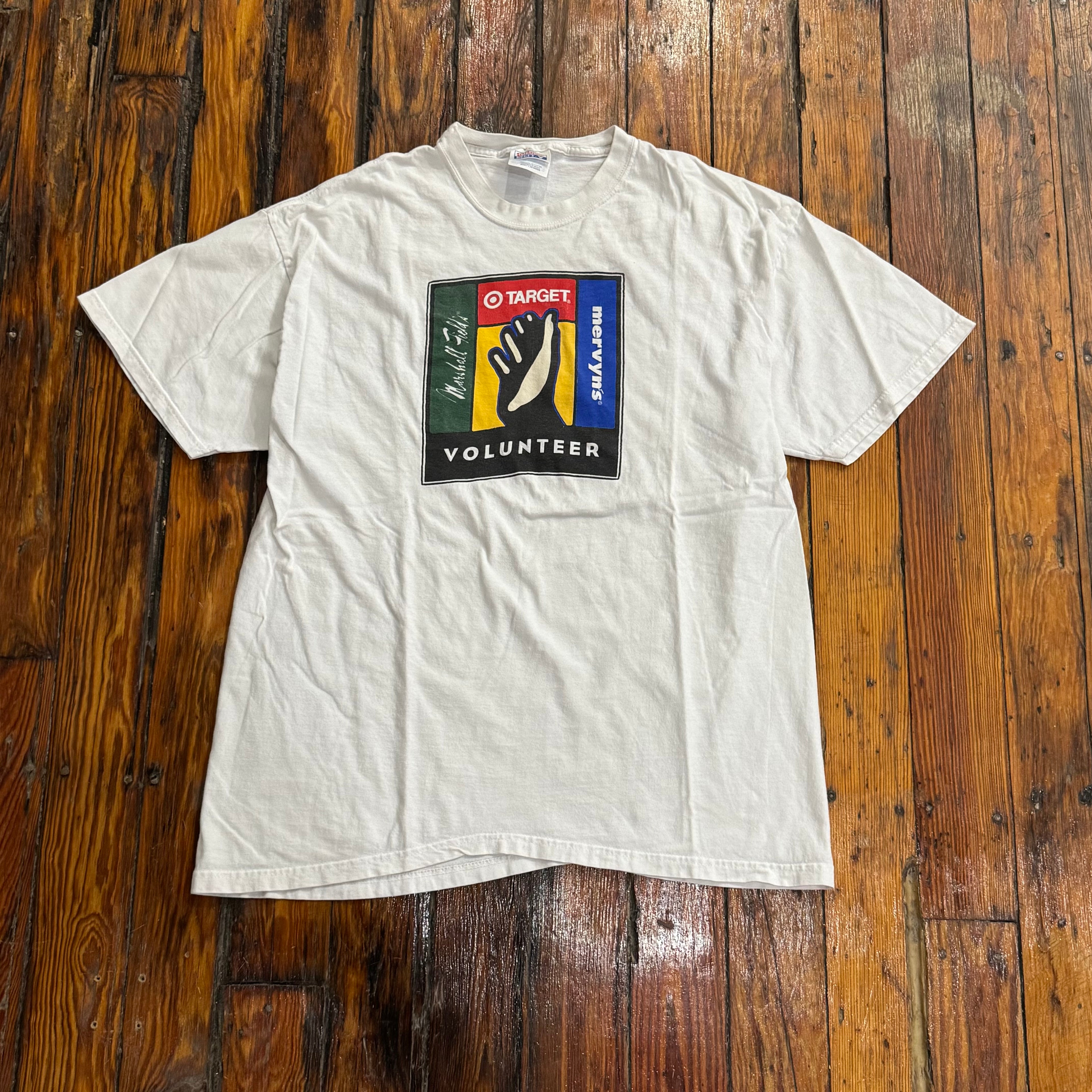 Vintage Target Volunteer T-shirt Sz L