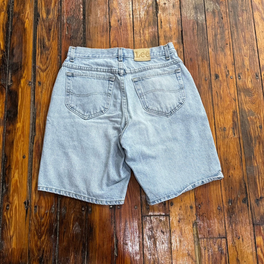 Vintage Light Wash Denim Jean Shorts Sz 28