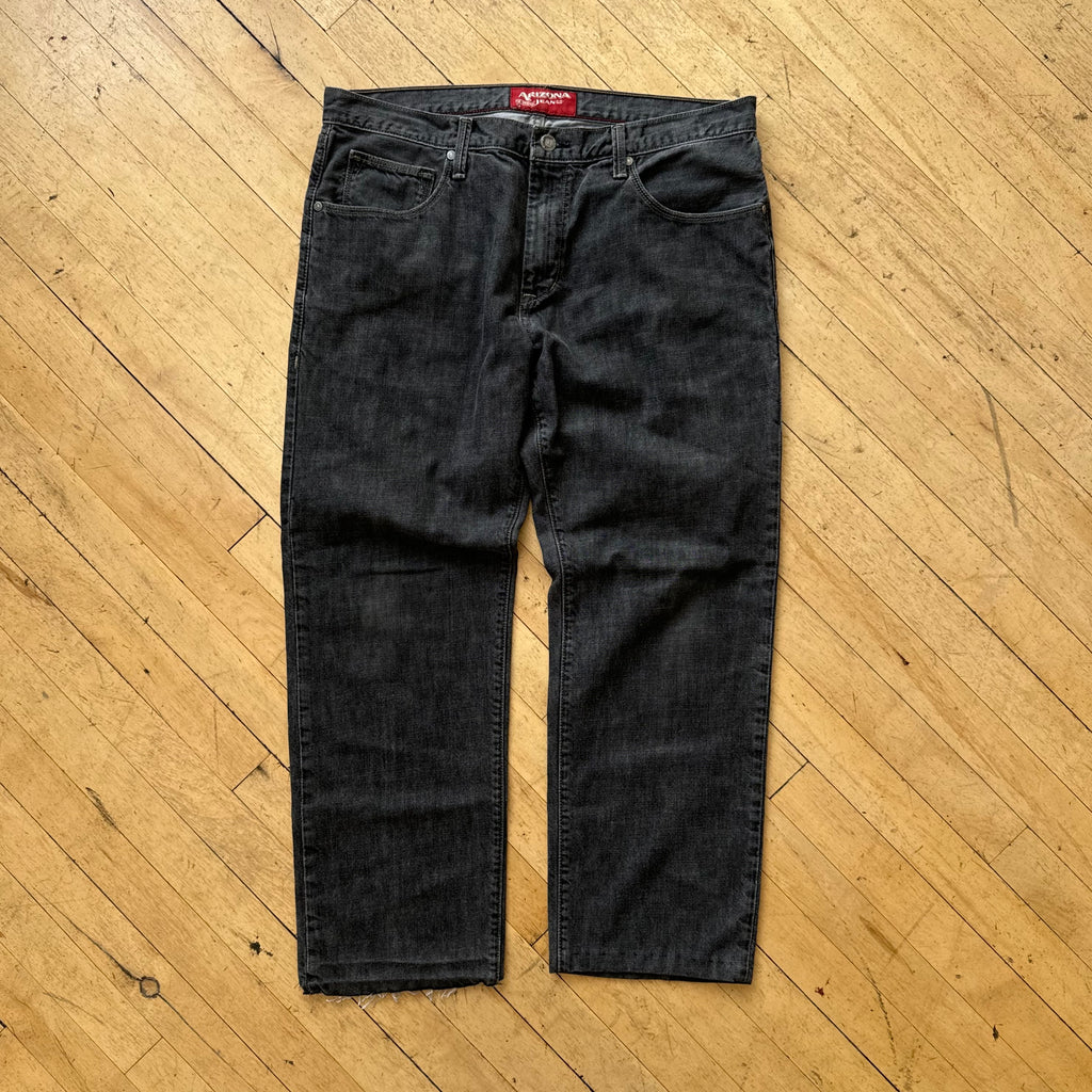 Vintage Arizona BLK Denim Jeans Sz 36x30