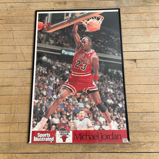 1990 Sports Illustrated Micheal Jordan Slam Poster (Poster Only)