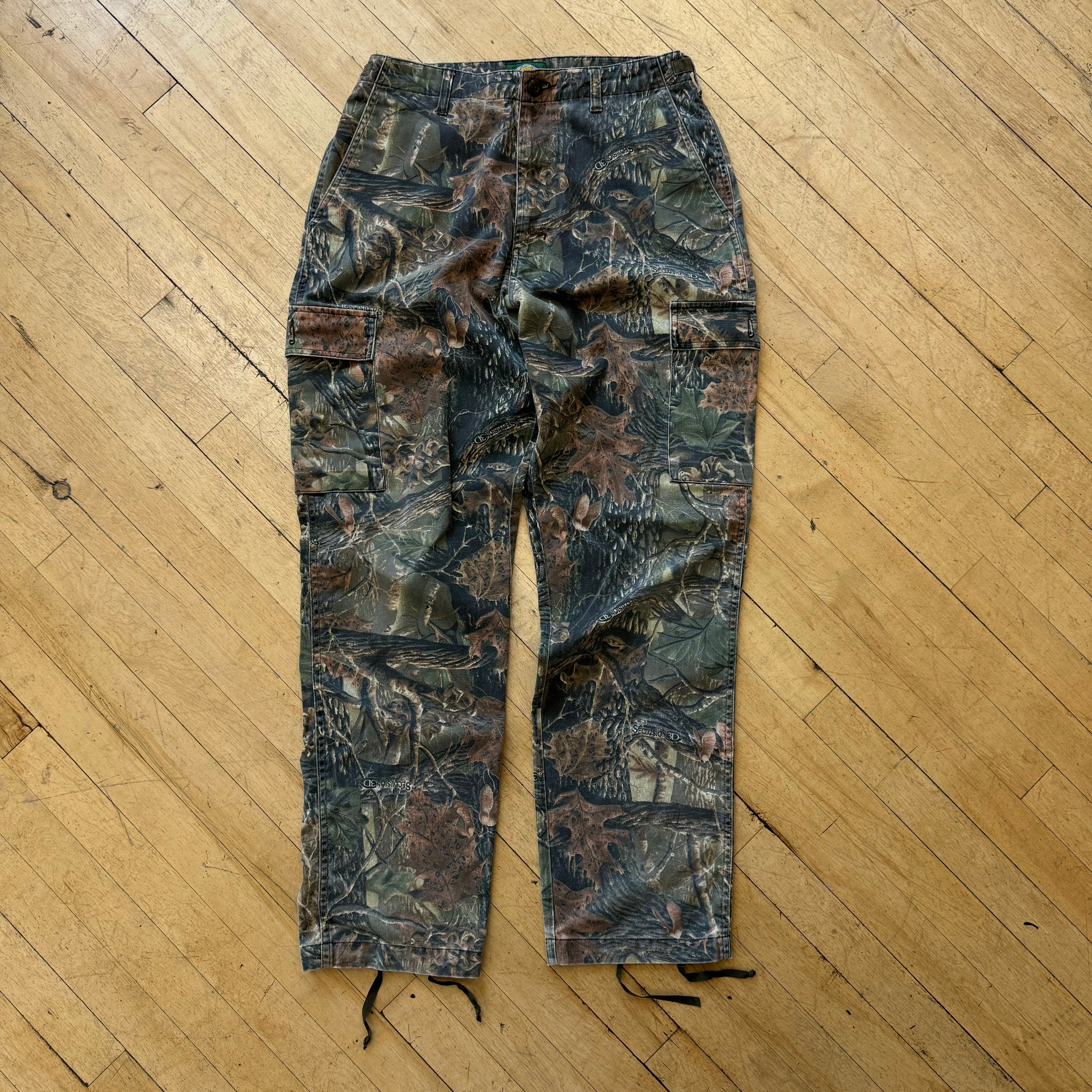 Vintage Cabelas Camo Cargo Pants Sz 34