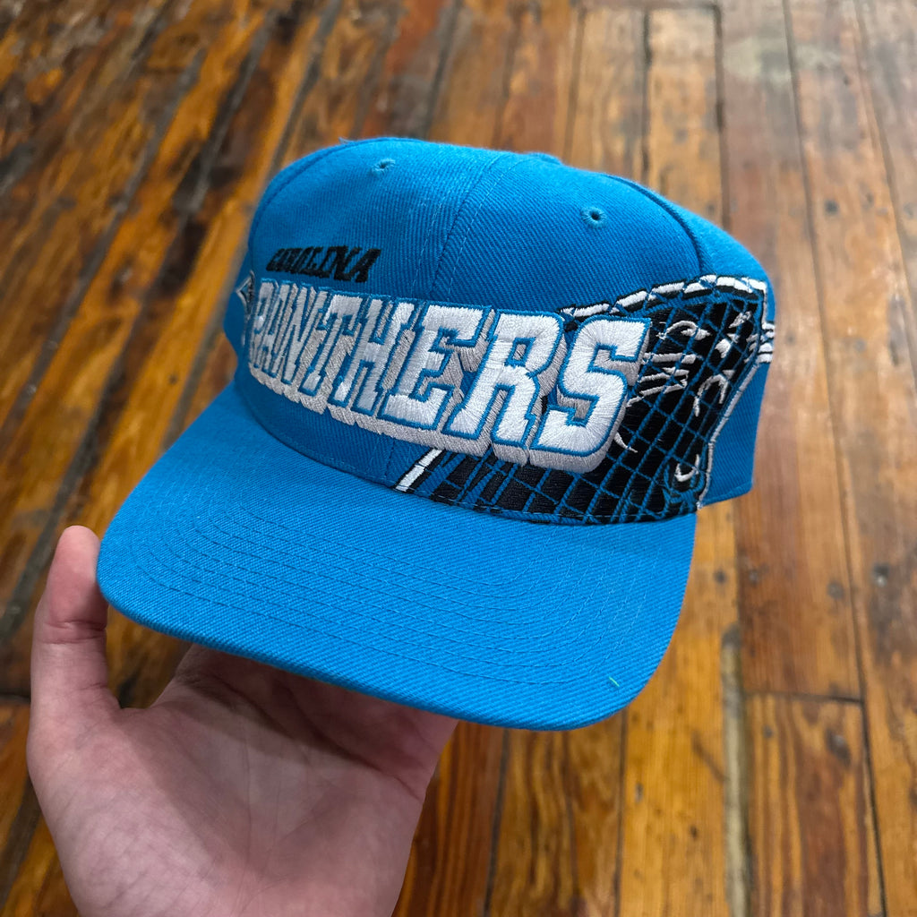 Vintage Carolina Panthers Sports Specialties PRO Line GRID SnapBack Hat (NEW)