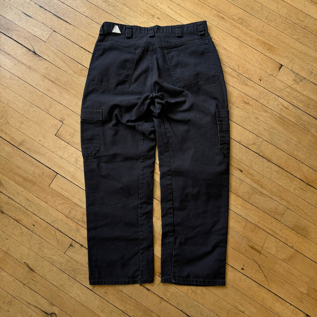 Vintage Red Cap Grey Cargo Pants Sz 34x31