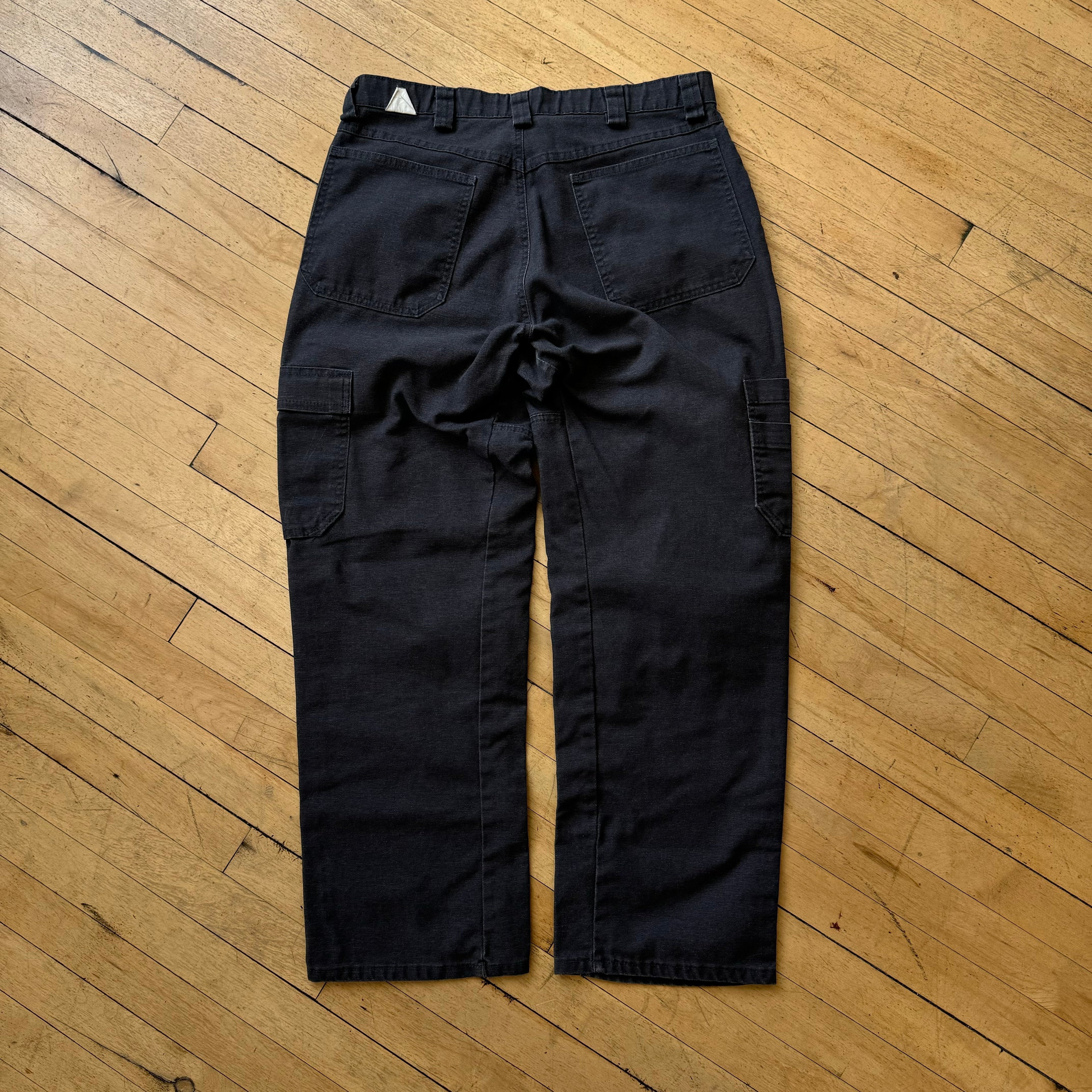 Vintage Red Cap Grey Cargo Pants Sz 34x31