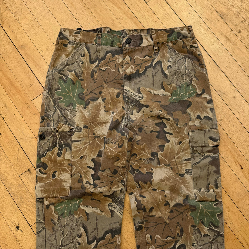 Vintage Liberty Camo Cargo Kahki Pants Sz 36