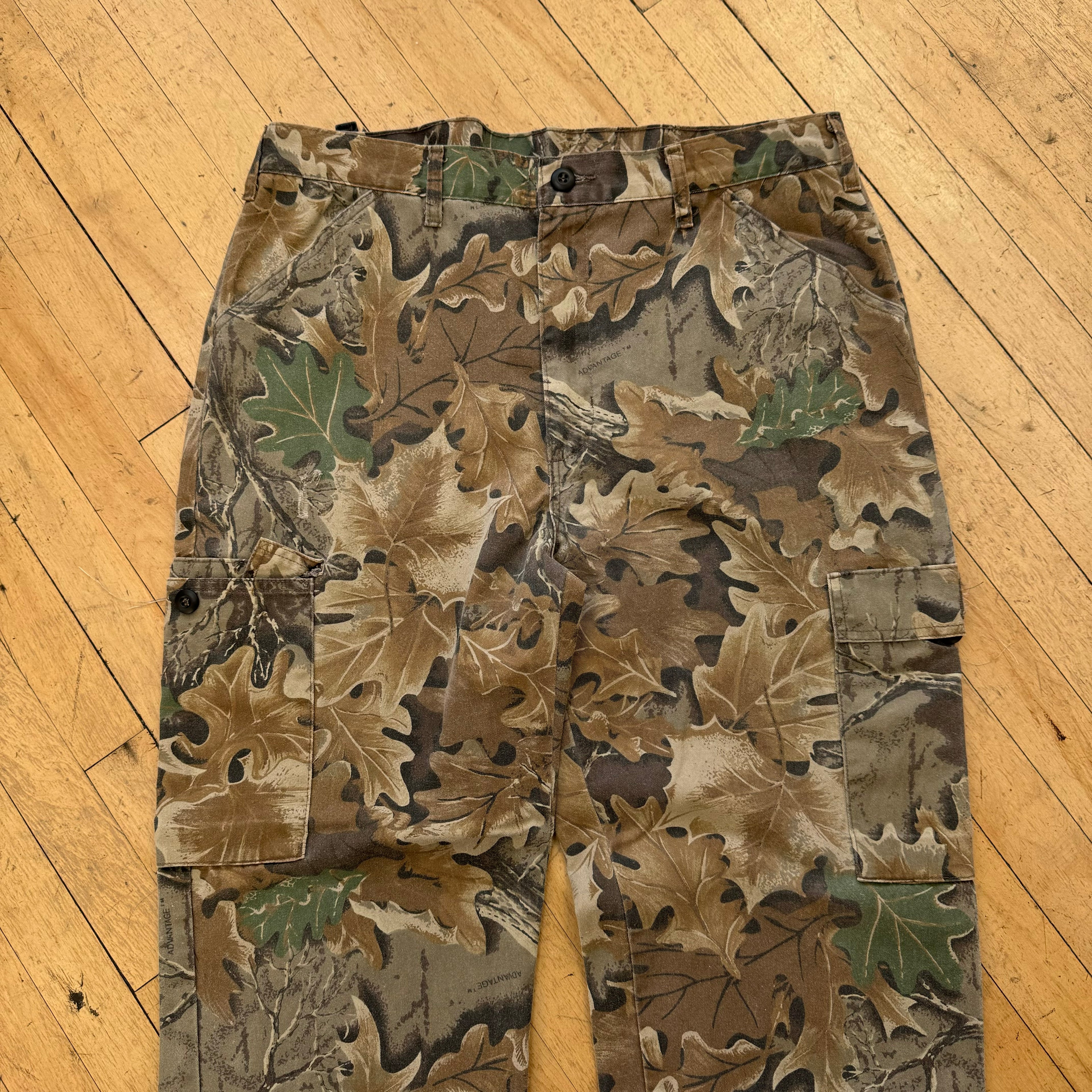 Vintage Liberty Camo Cargo Kahki Pants Sz 36