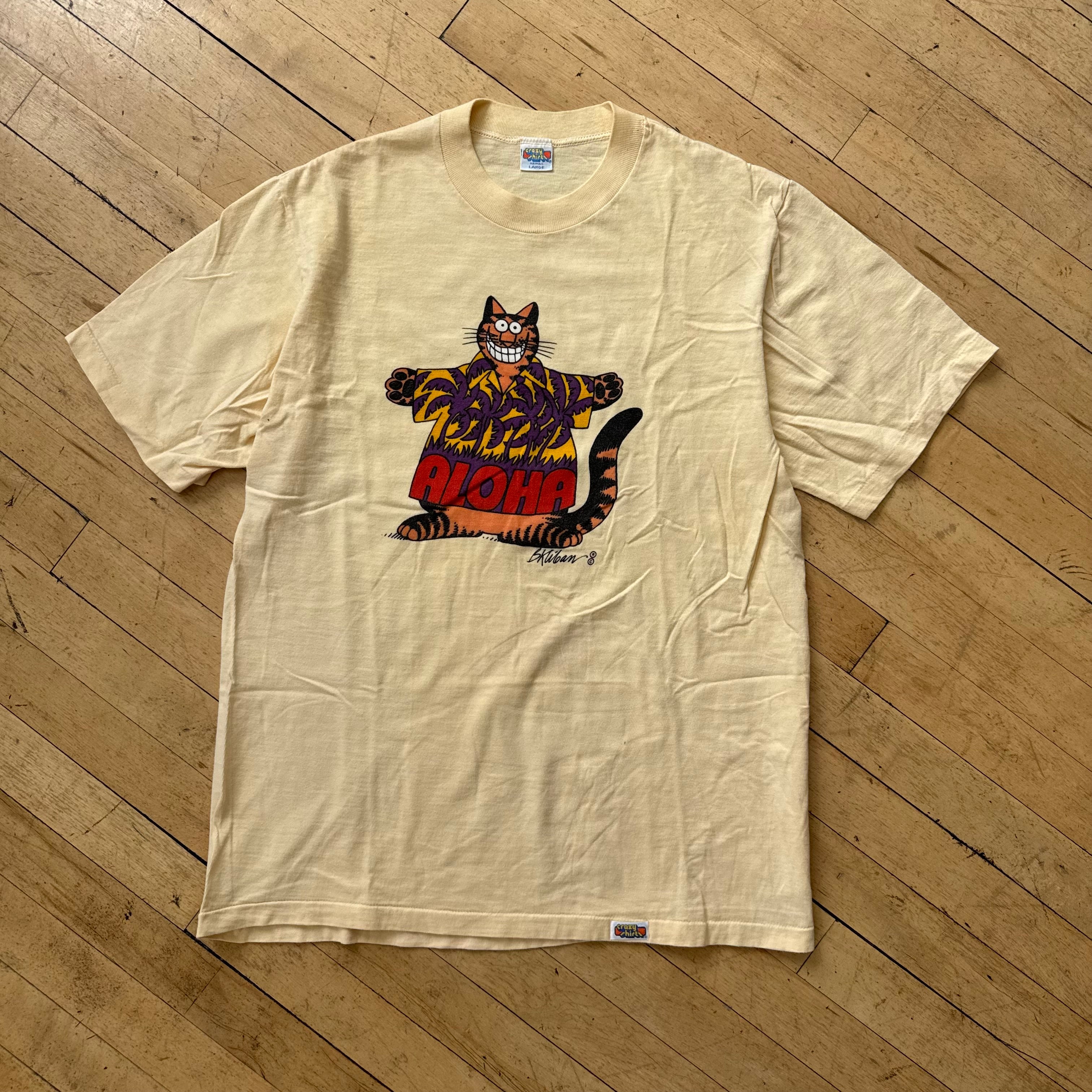 Vintage Crazy Shirts Aloha T-shirt Sz L