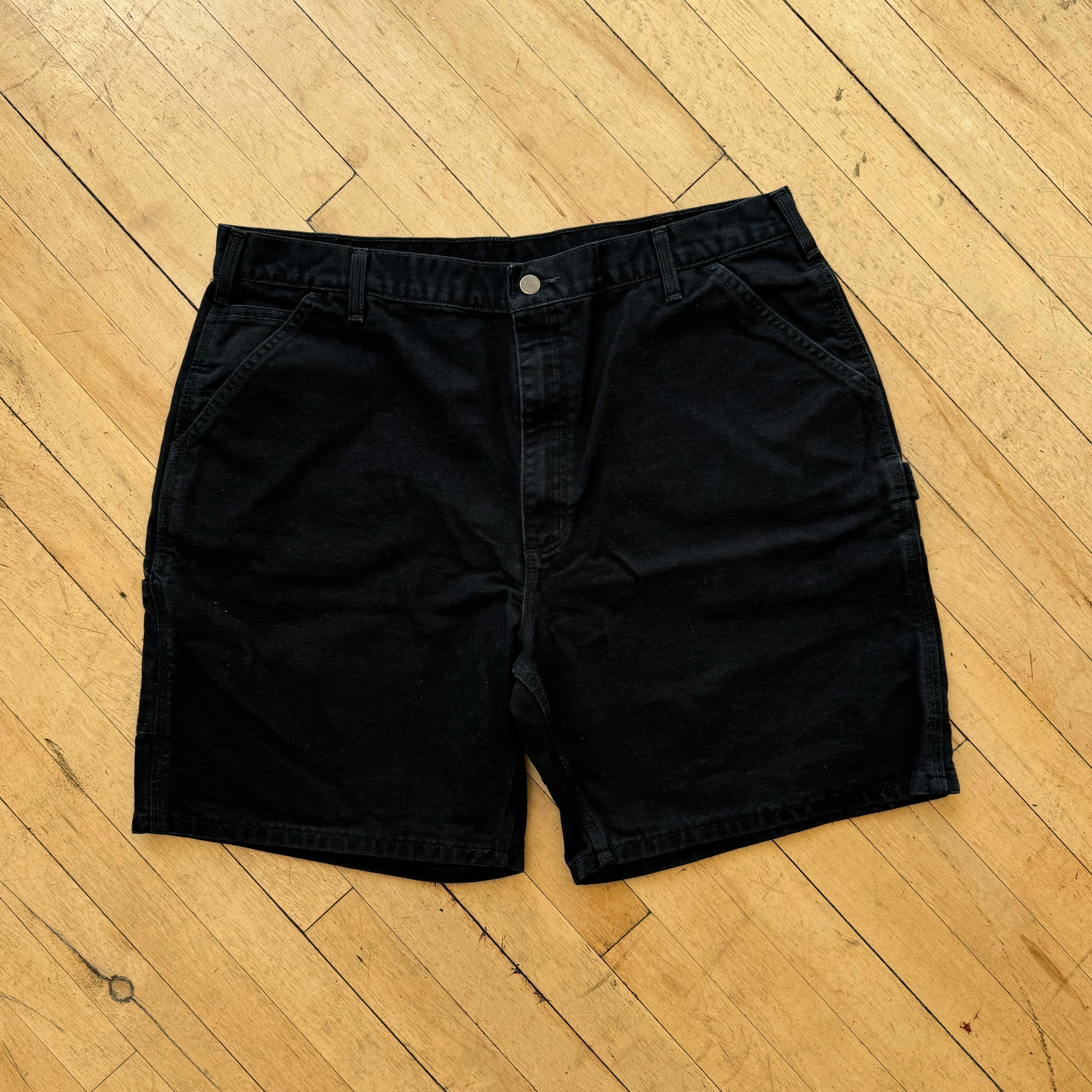 Y2K Black Carhartt Denim Jean Shorts Sz 40