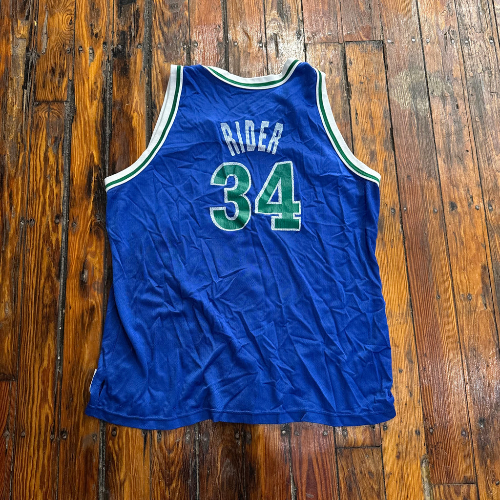 Vintage Champion Rider Timberwolves Jersey Sz 48