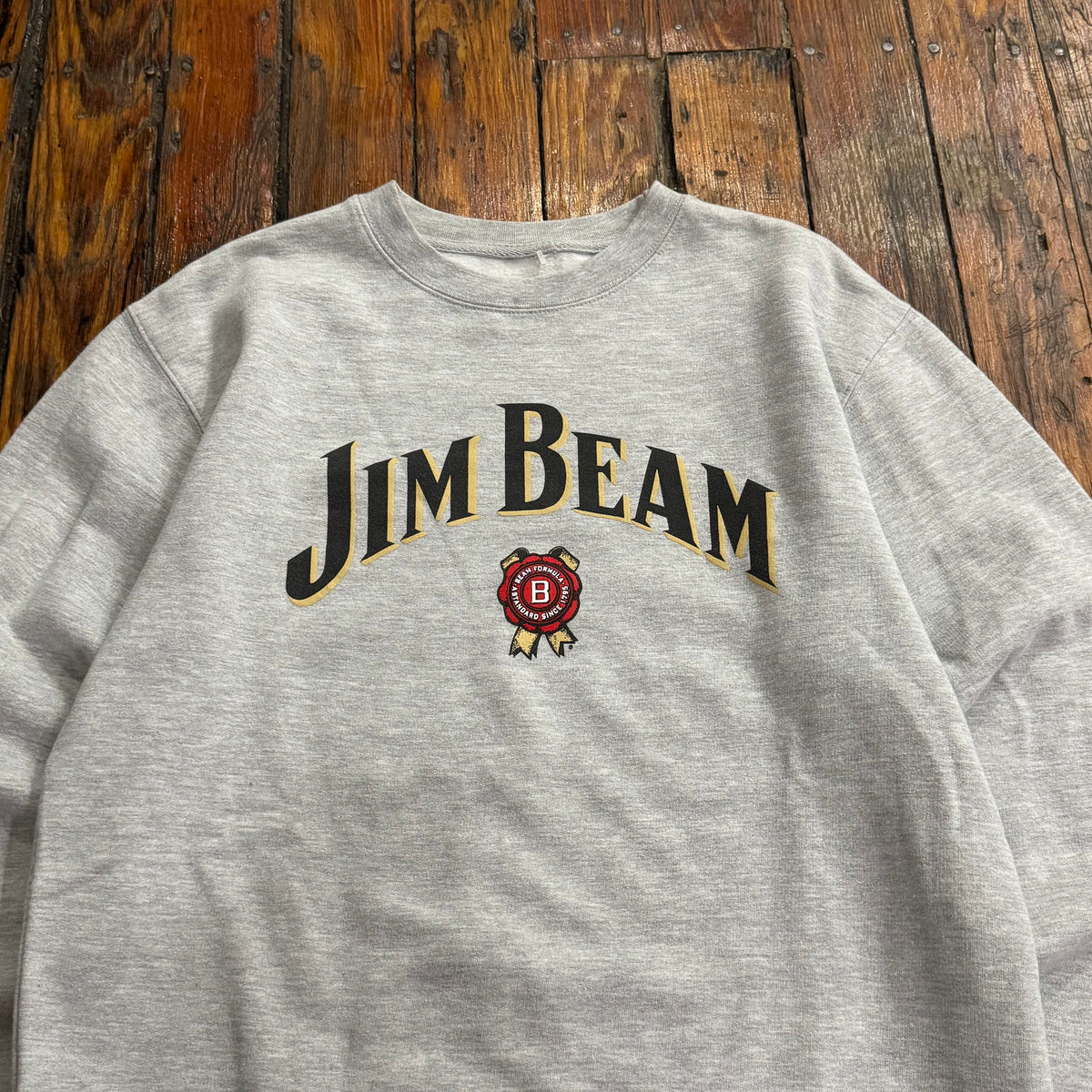 Vintage Jim Beam SpellOut CrewNeck Sz L