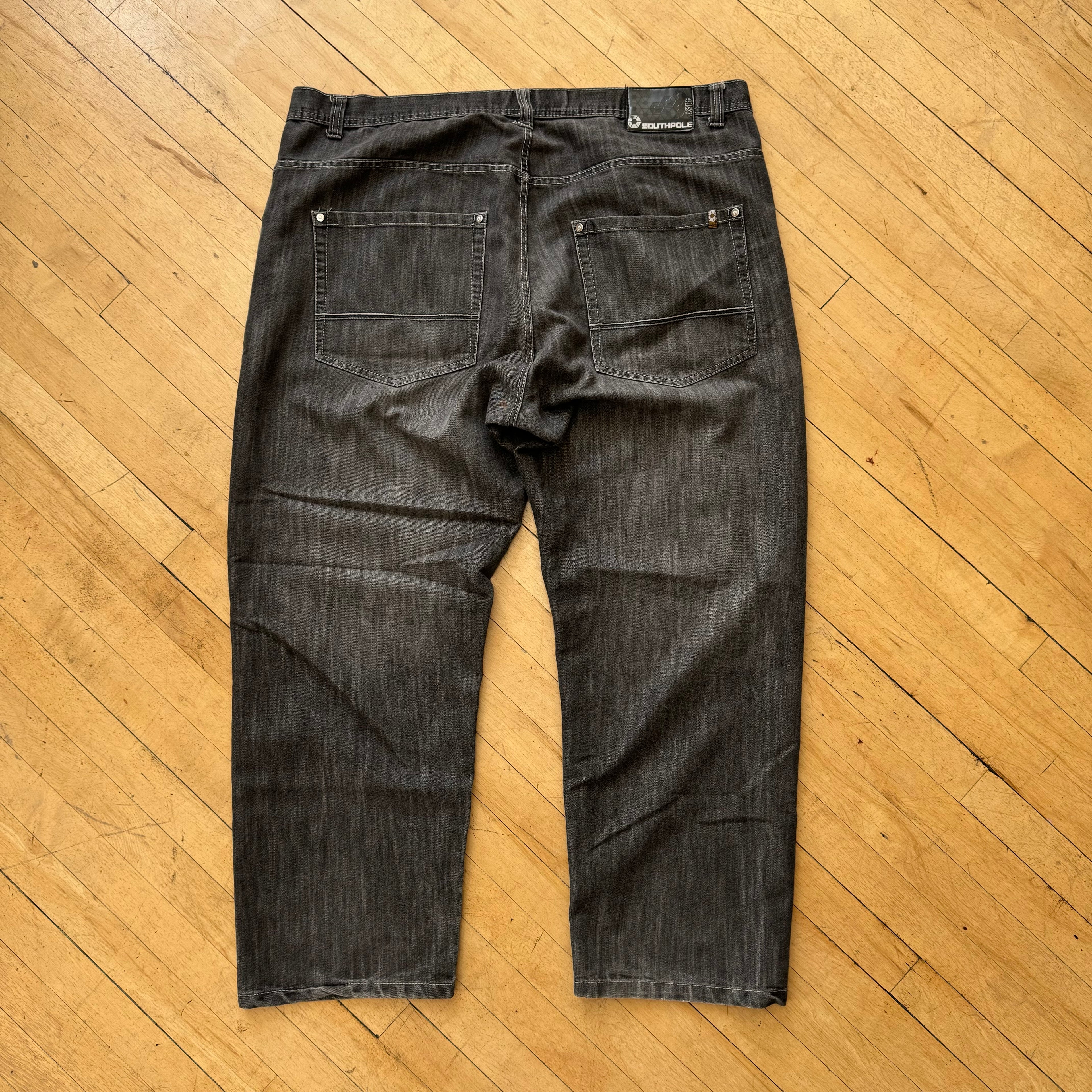 Y2K BLK South Pole Denim Jeans Sz 48