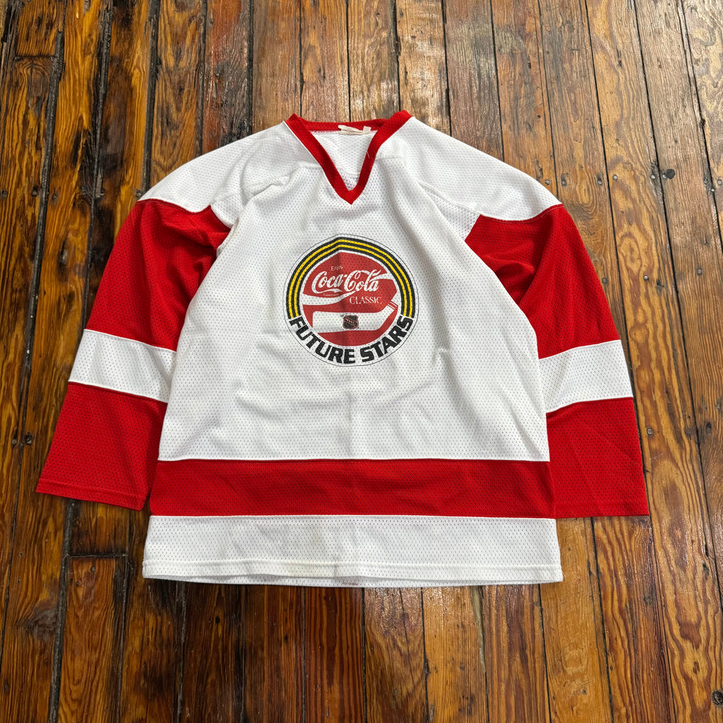 Vintage Coca-Cola Future Stars NHL Hockey Jersey Sz L