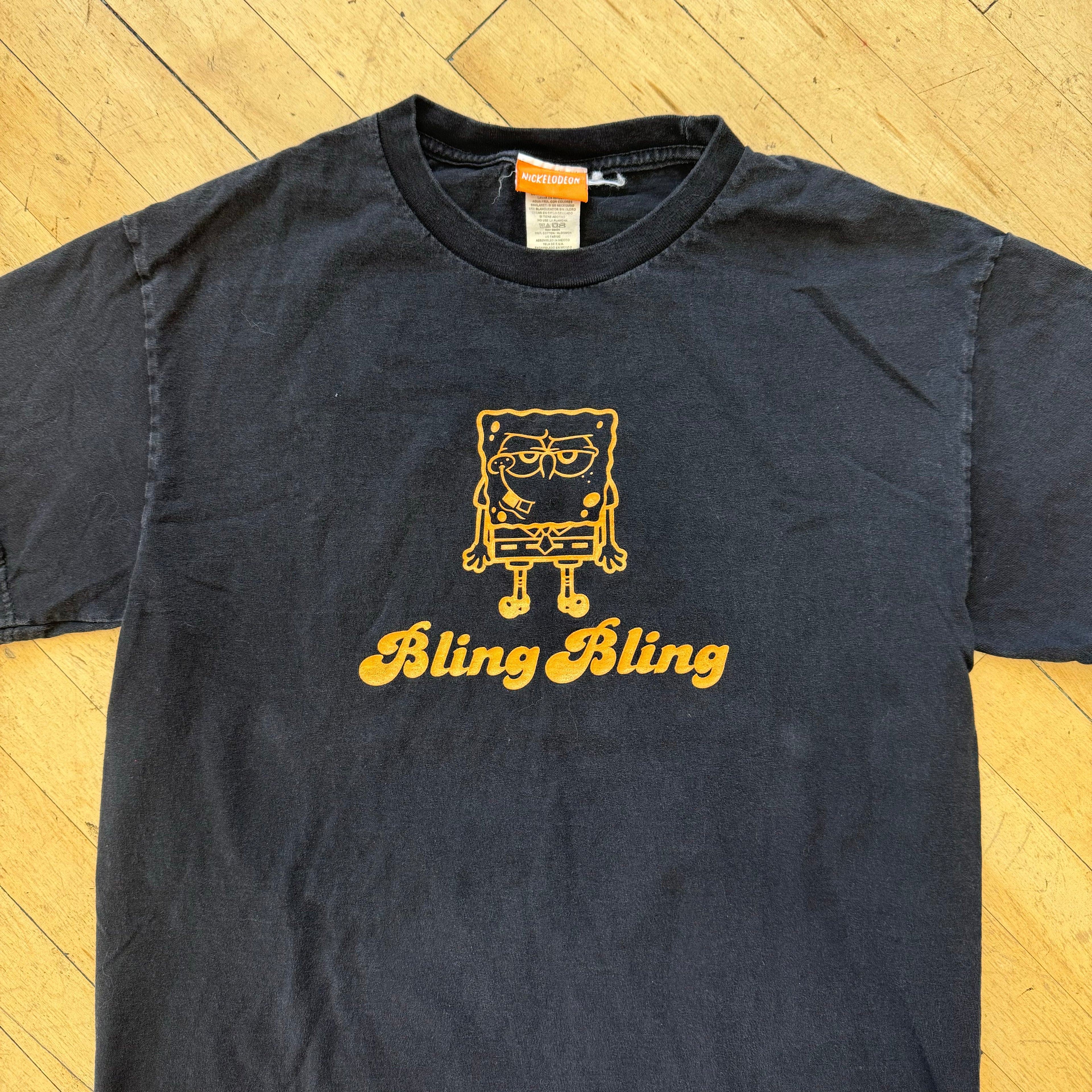 Y2K SpongeBob Pirate T-shirt Sz M