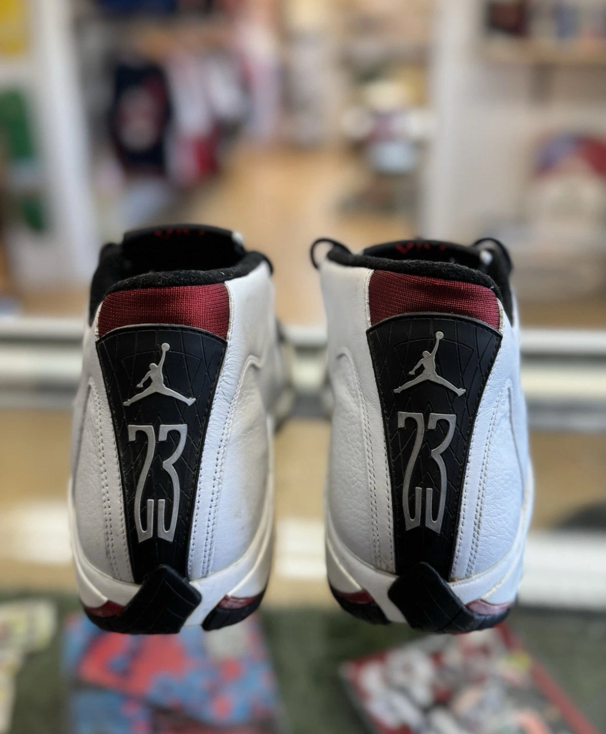 Jordan 14 Black Toe Sample Sz 11