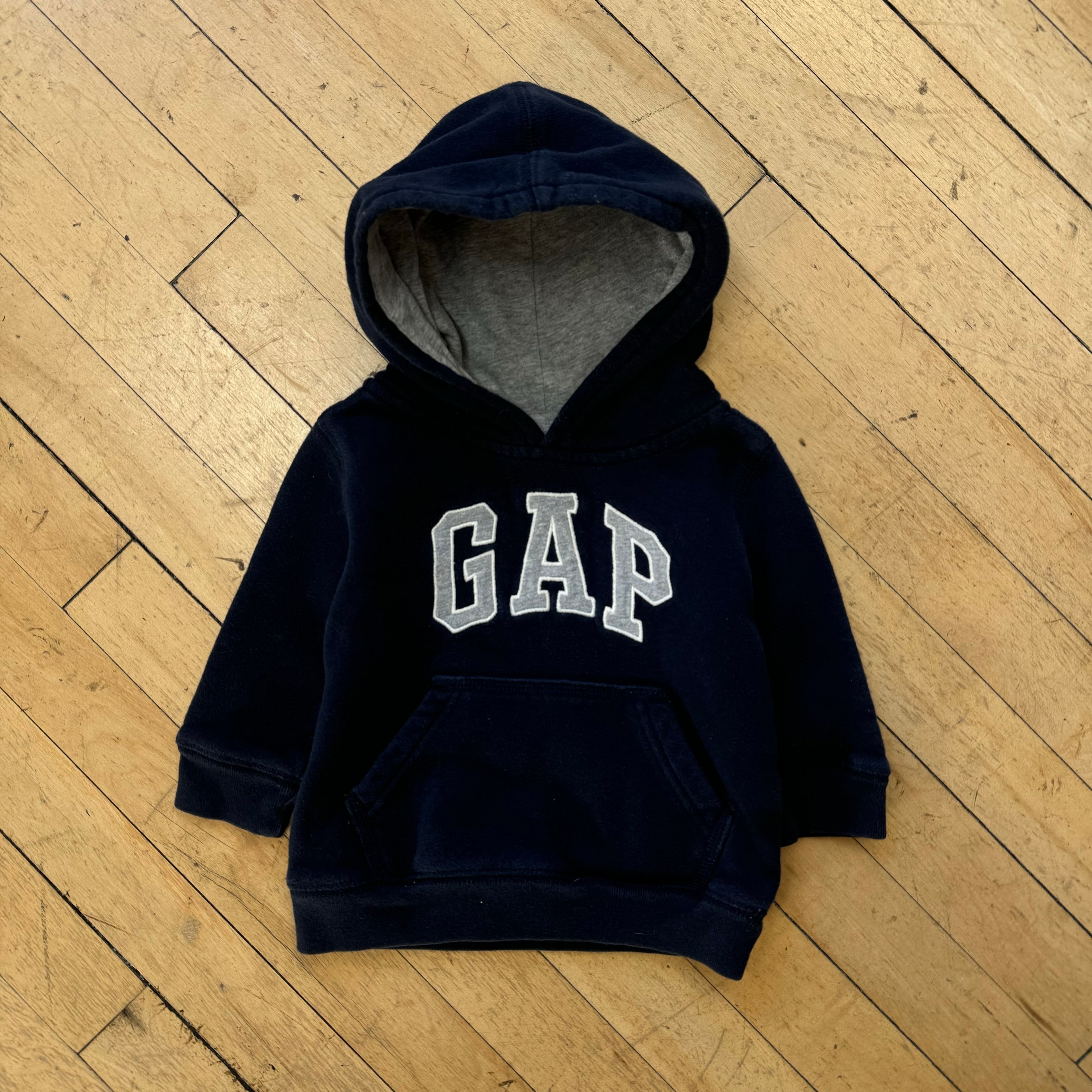 Y2K Baby Gap SpellOut Hoodie Sz 6-12M