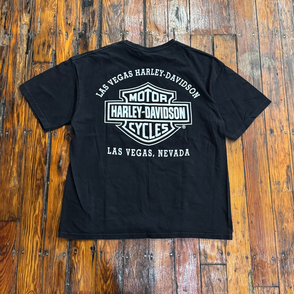 Y2K Harley Davidson Las Vegas T-shirt Sz XL