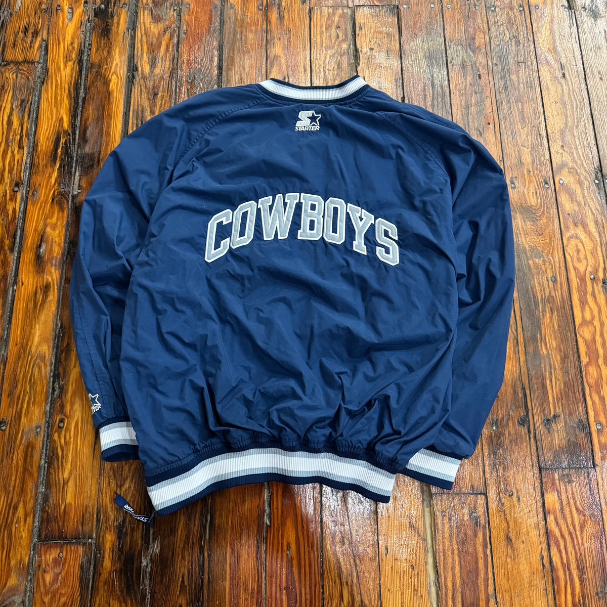 Vintage Starter ProLine Cowboys Pullover Jacket Sz XL