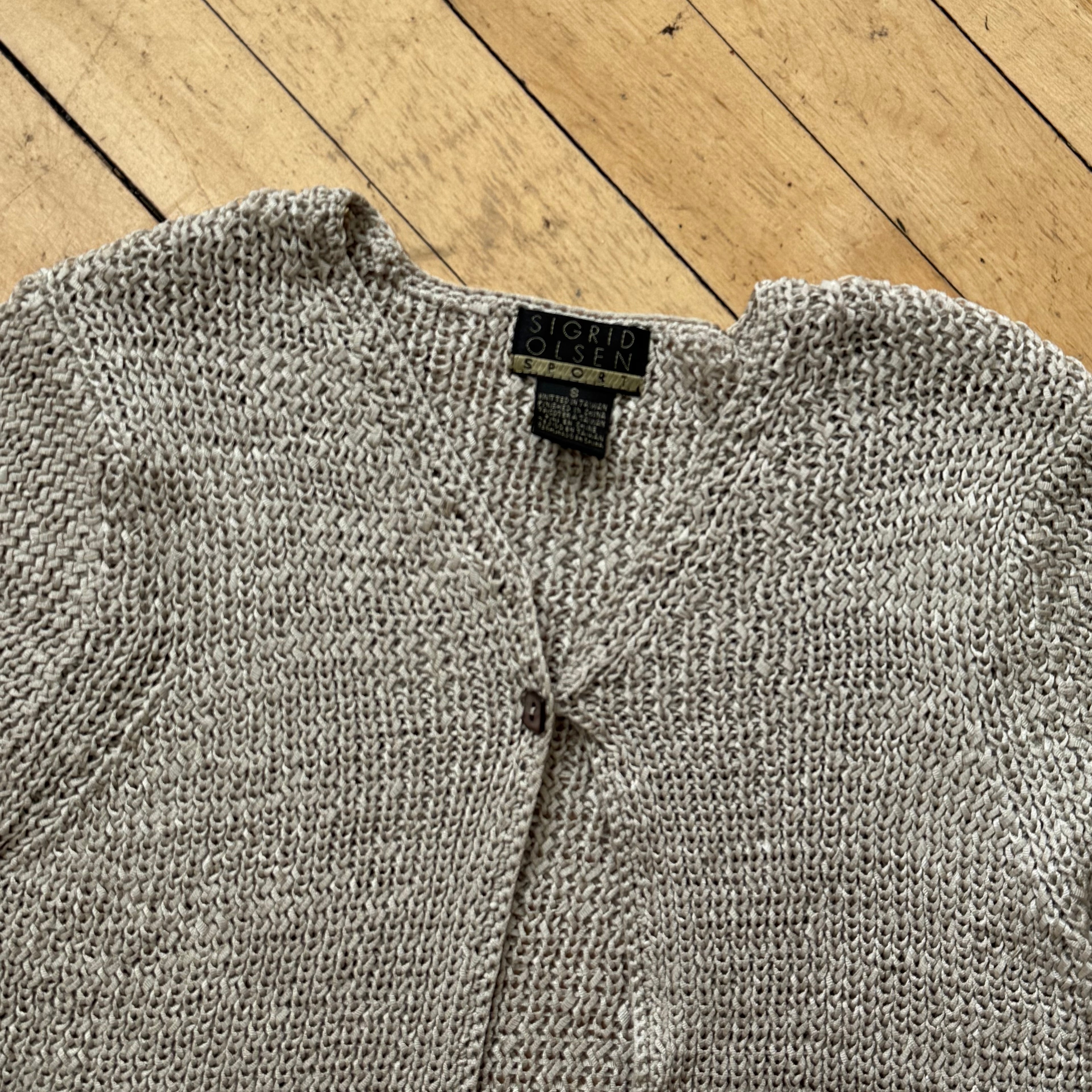 Vintage Sigrid Olsen Sport Cardigan Sz S