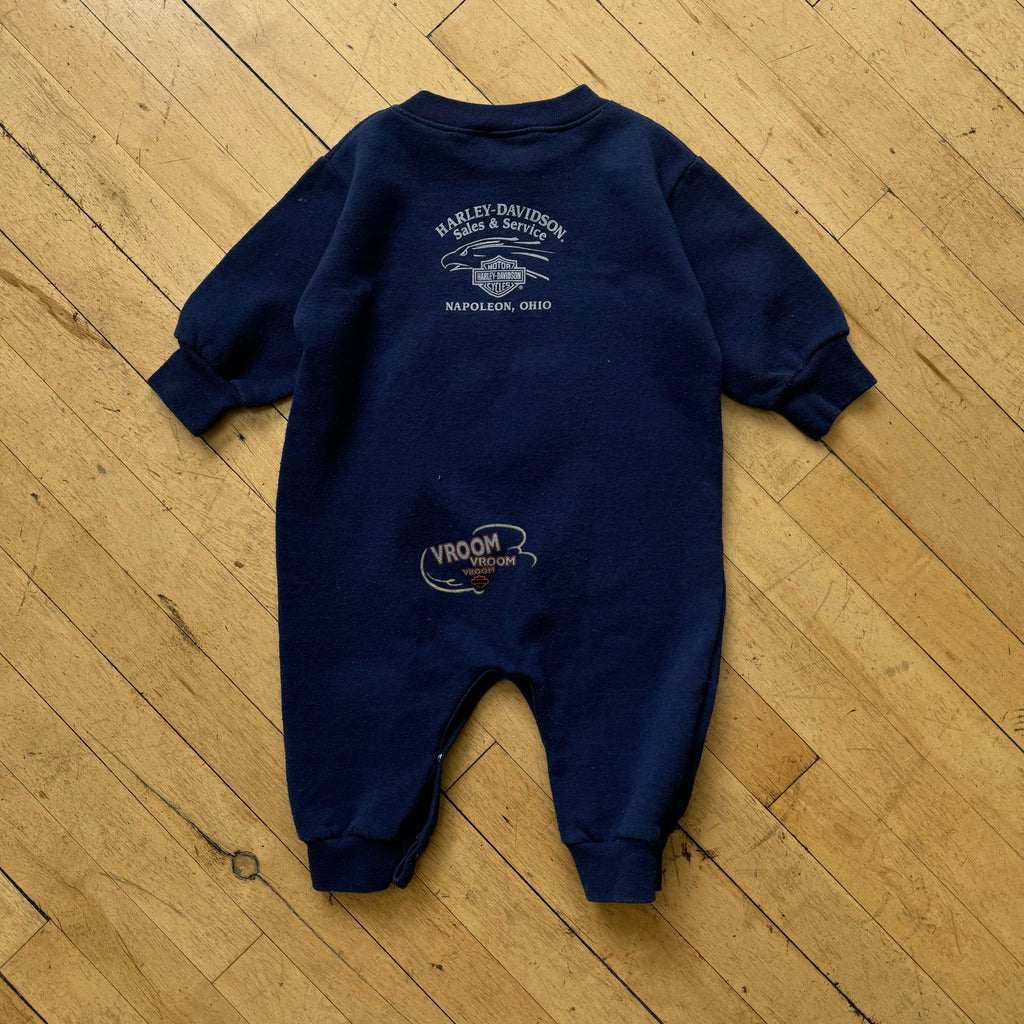 Vintage Harley Davidson Hog Onesie Sz 18 MTHS