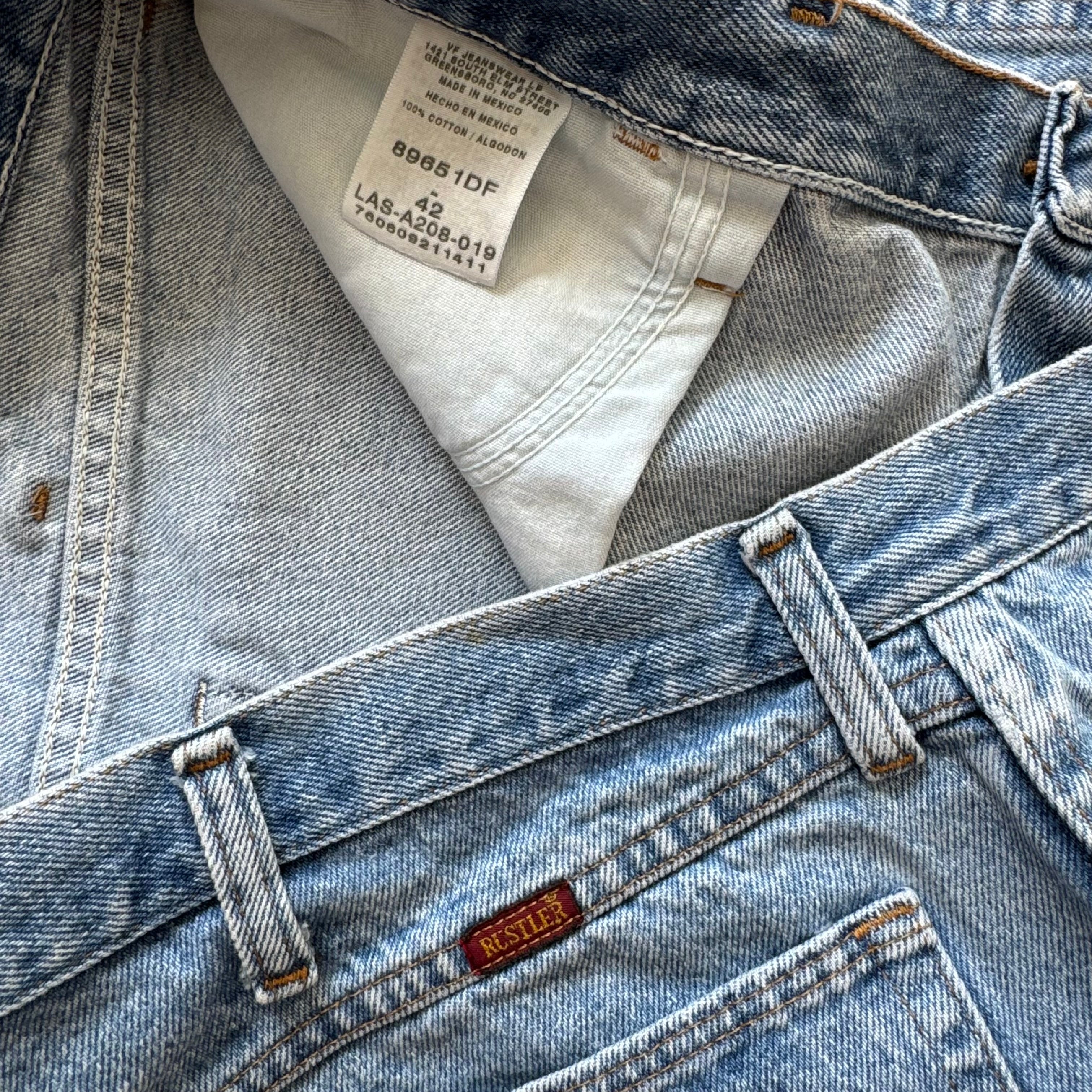 Vintage Rustler Denim Jean Shorts Sz 42