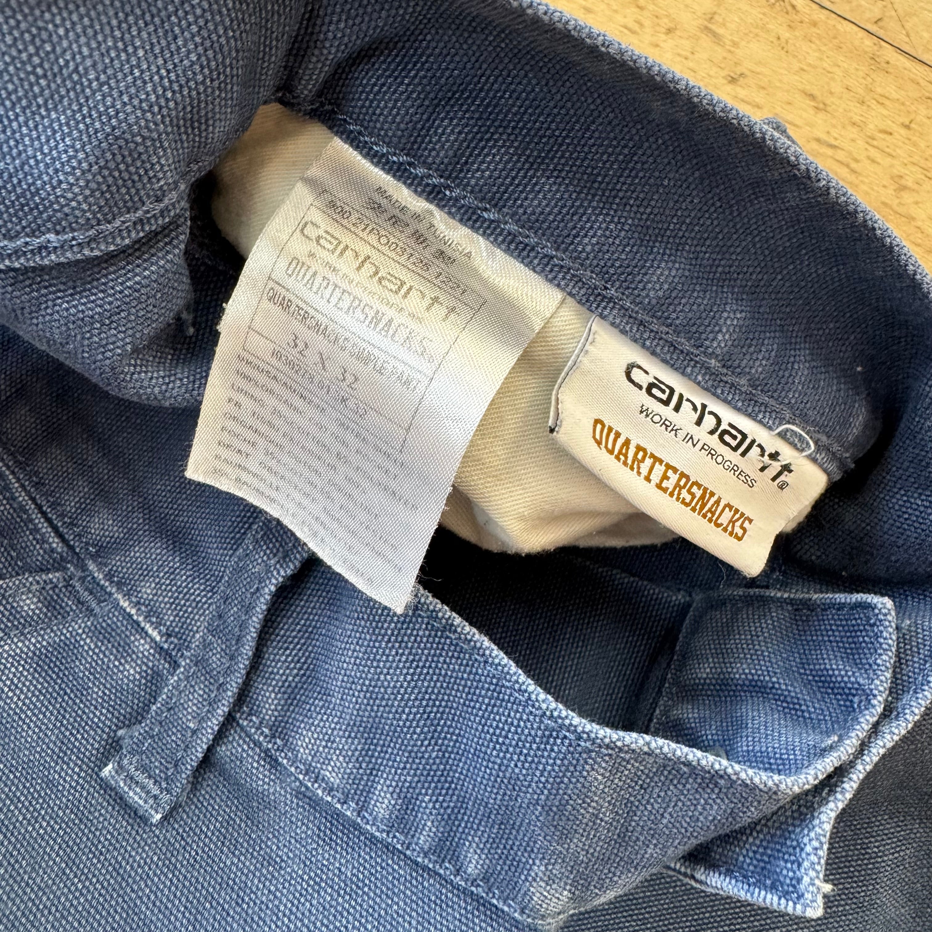 Carhartt WIP X Quarter Snacks Denim Pants Sz 32x32