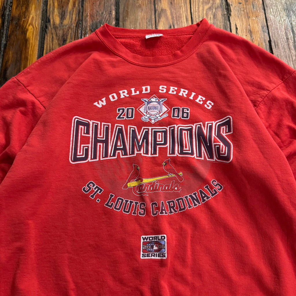 Vintage Cardinals World Series Champions CrewNeck Sz XL