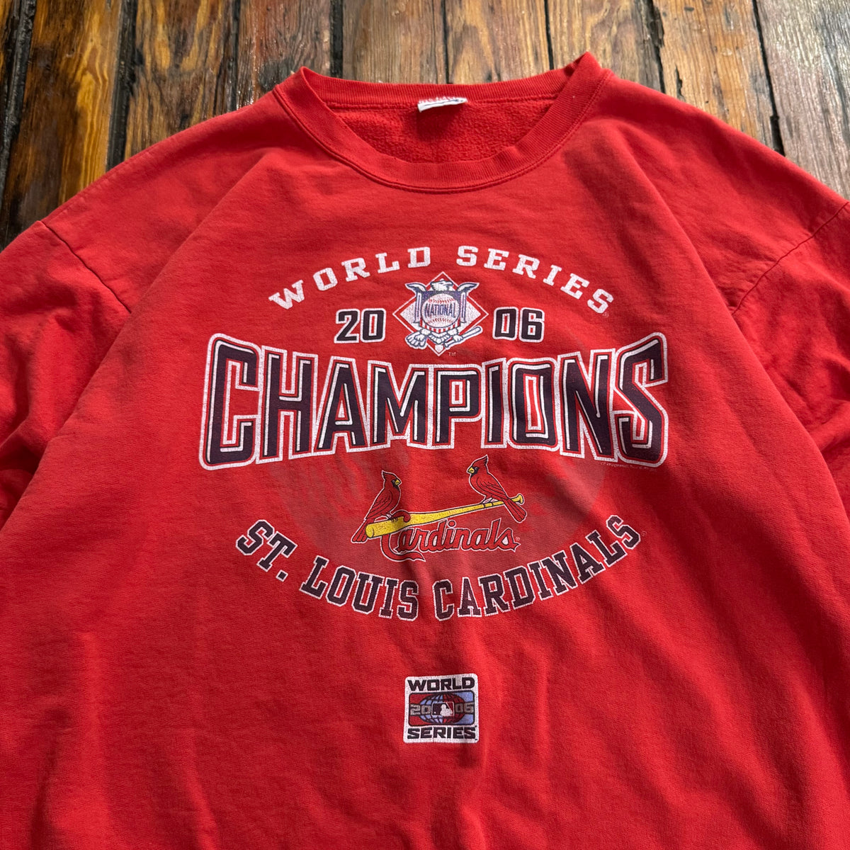 Vintage Cardinals World Series Champions CrewNeck Sz XL