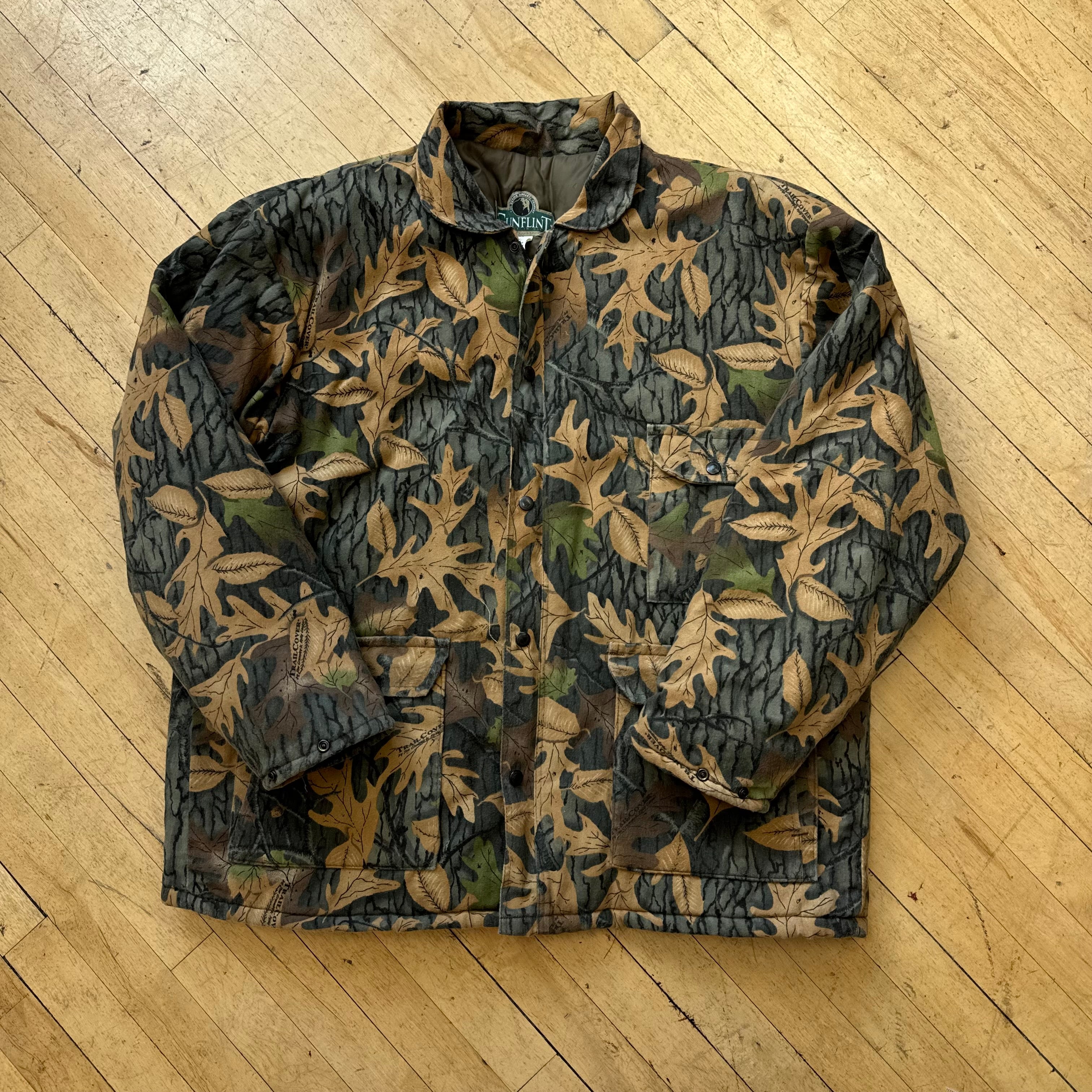 Vintage Camo Berne Apparel Workwear Jacket Sz XXL