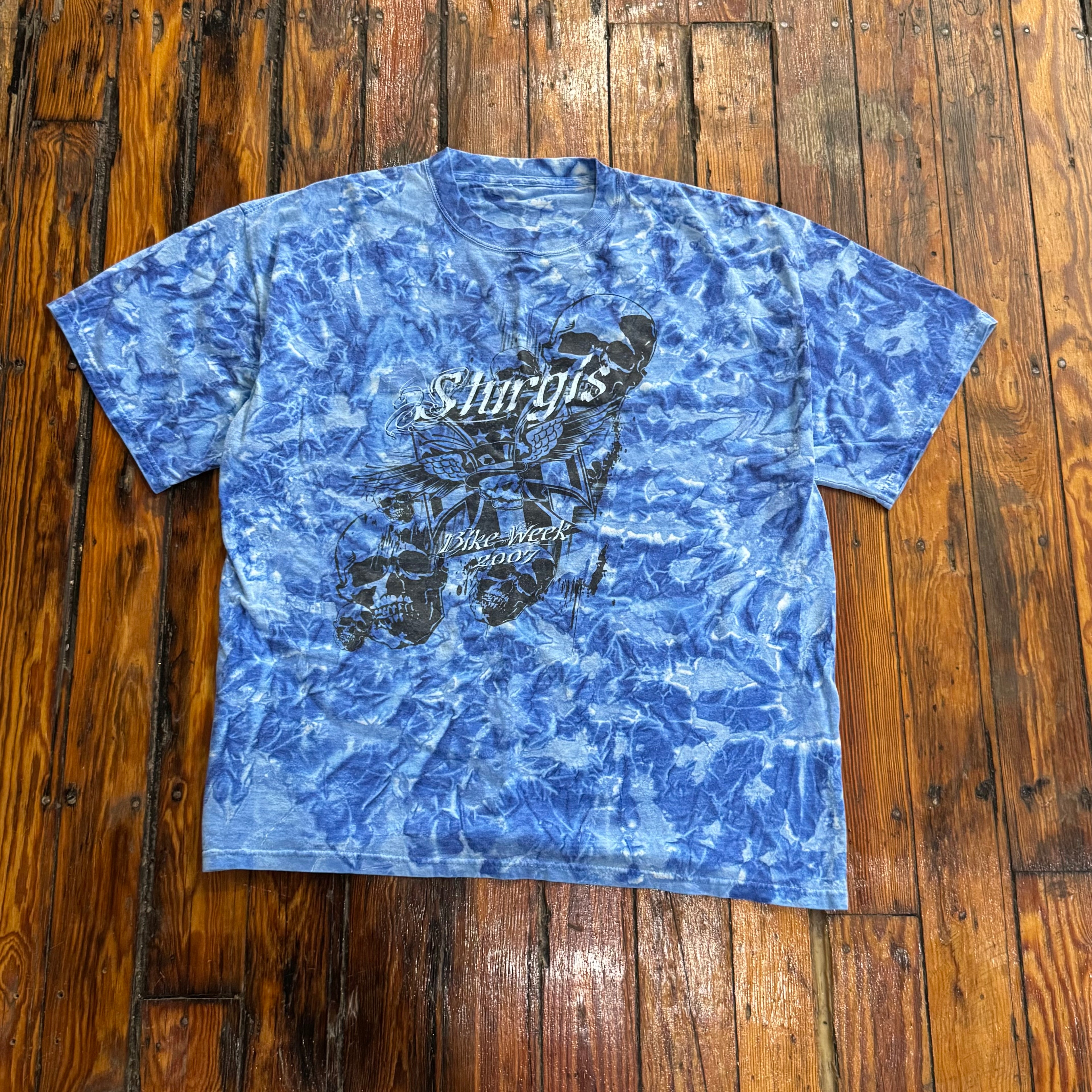 Y2K Sturgis Tie Dye T-shirt Sz XL