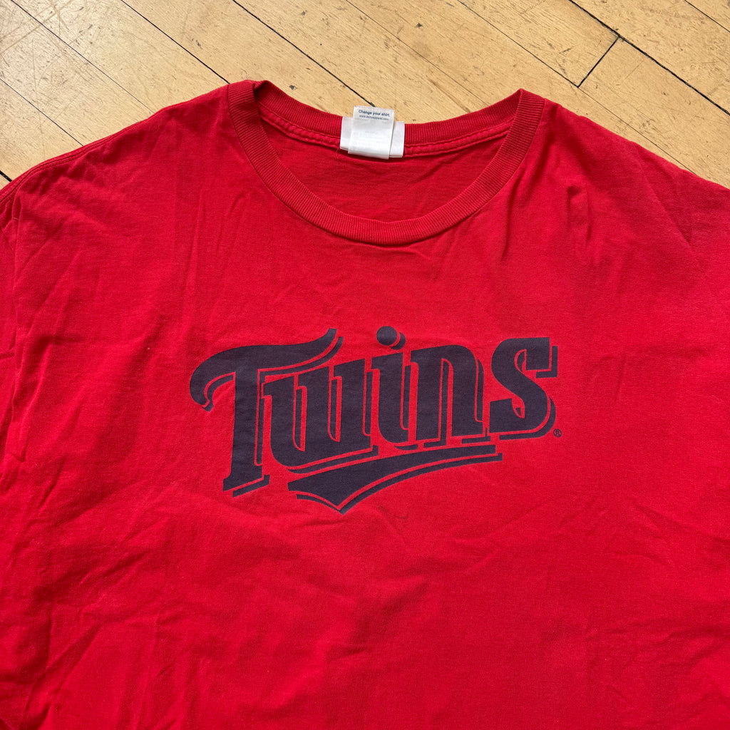 Vintage Adidas Minnesota Twins T-shirt Sz XXL