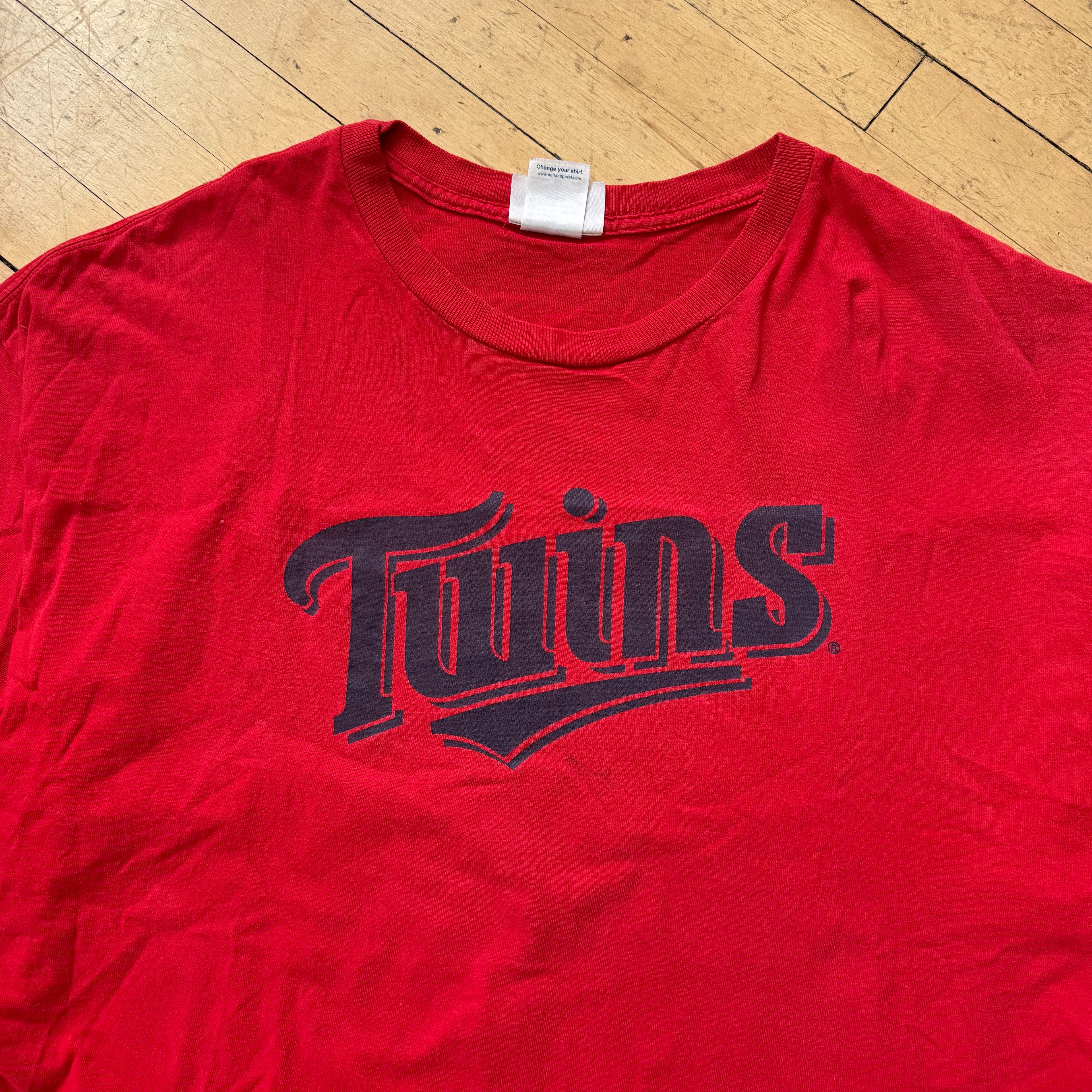 Vintage Adidas Minnesota Twins T-shirt Sz XXL