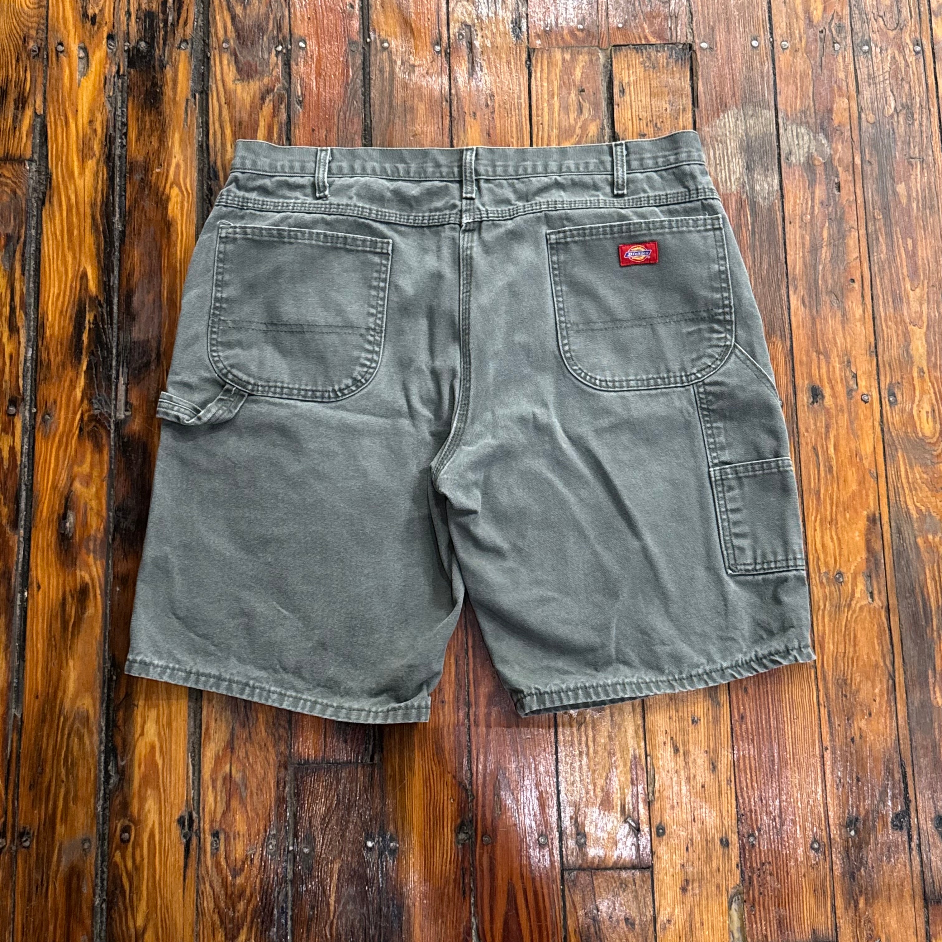 Vintage Olive Dickies Denim Jean Shorts Sz 40